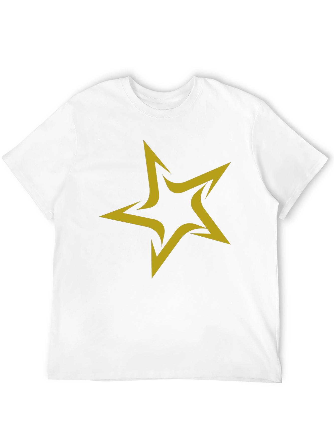 Star Graphic Black T-Shirt for Men