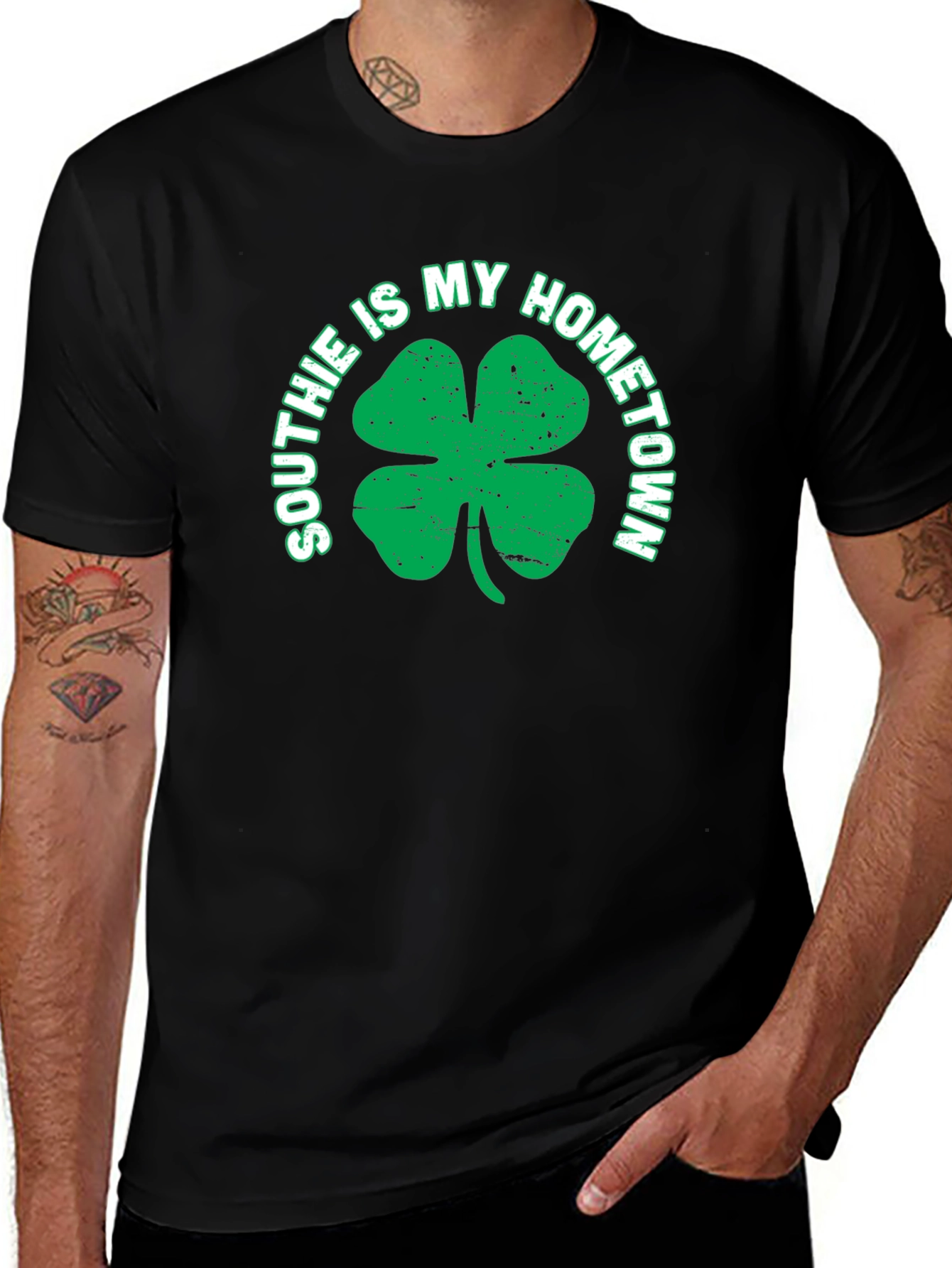 Southie is My Hometown Shamrock T-Shirt