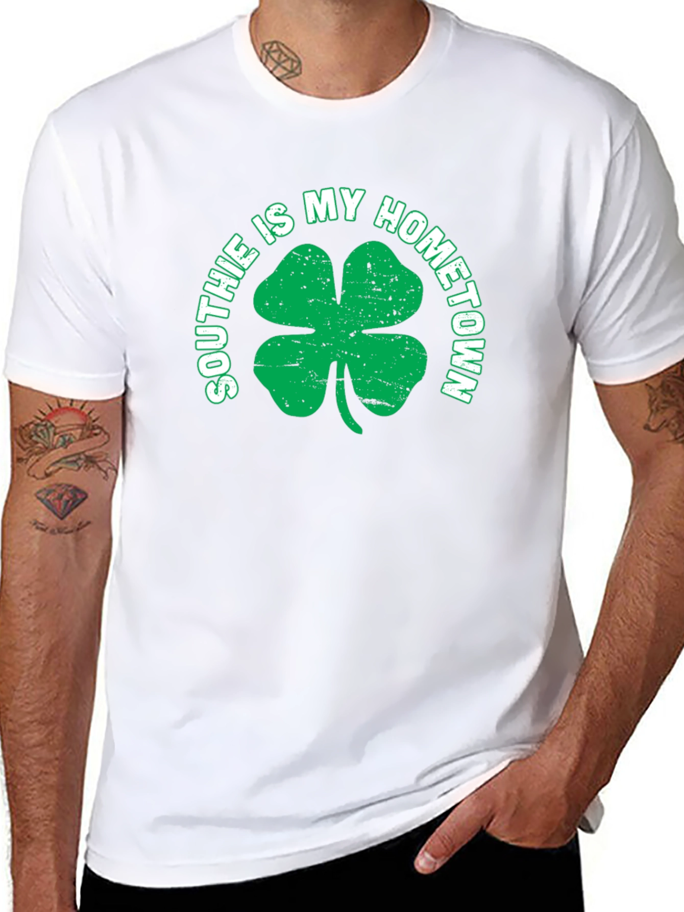 Southie is My Hometown Shamrock T-Shirt