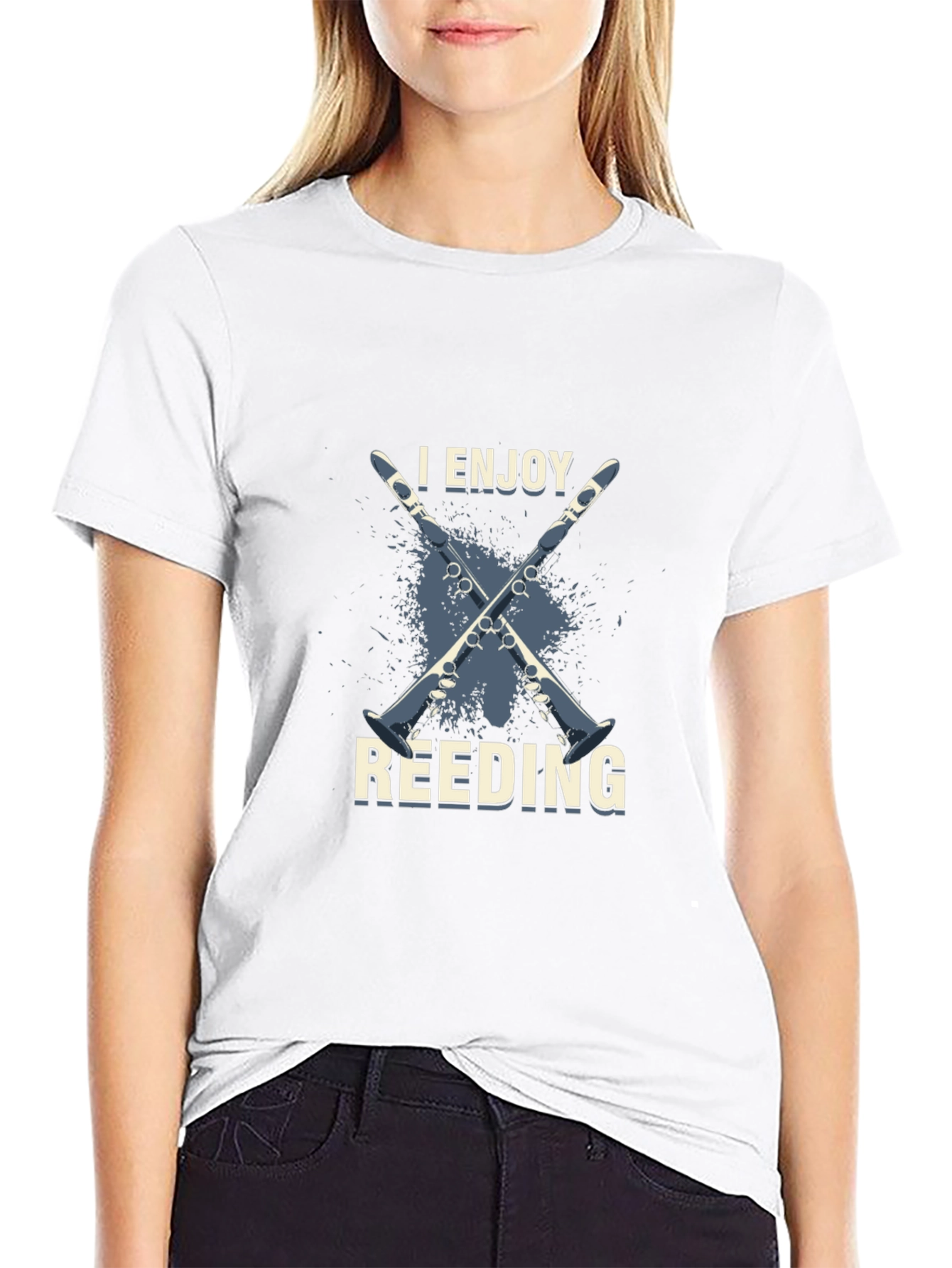I Enjoy Reeding T-Shirt - Musician Gift