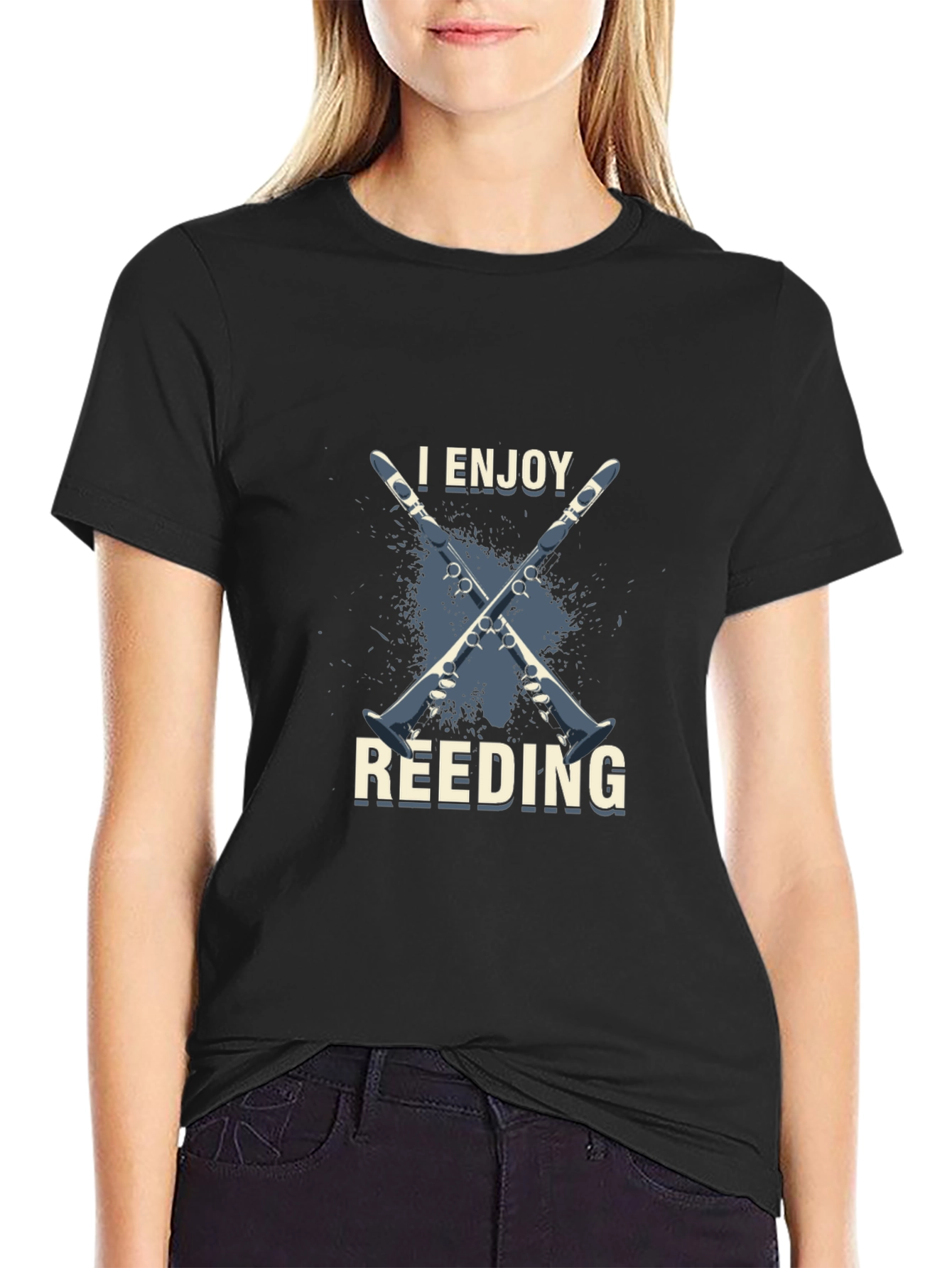 I Enjoy Reeding T-Shirt - Musician Gift