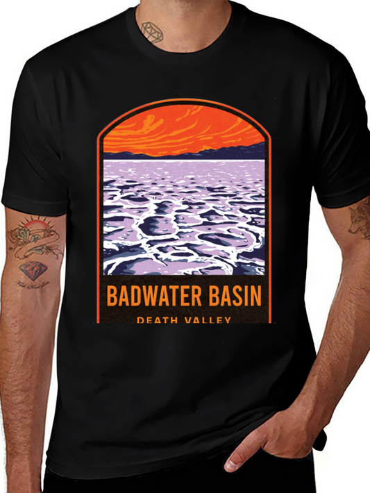 Badwater Basin Death Valley Graphic T-Shirt