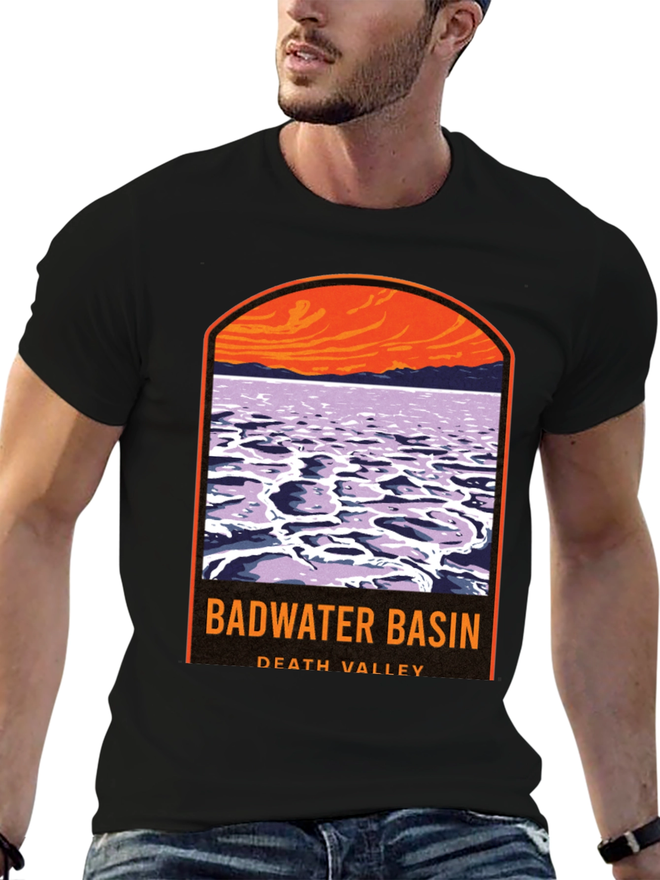 Badwater Basin Death Valley Graphic T-Shirt