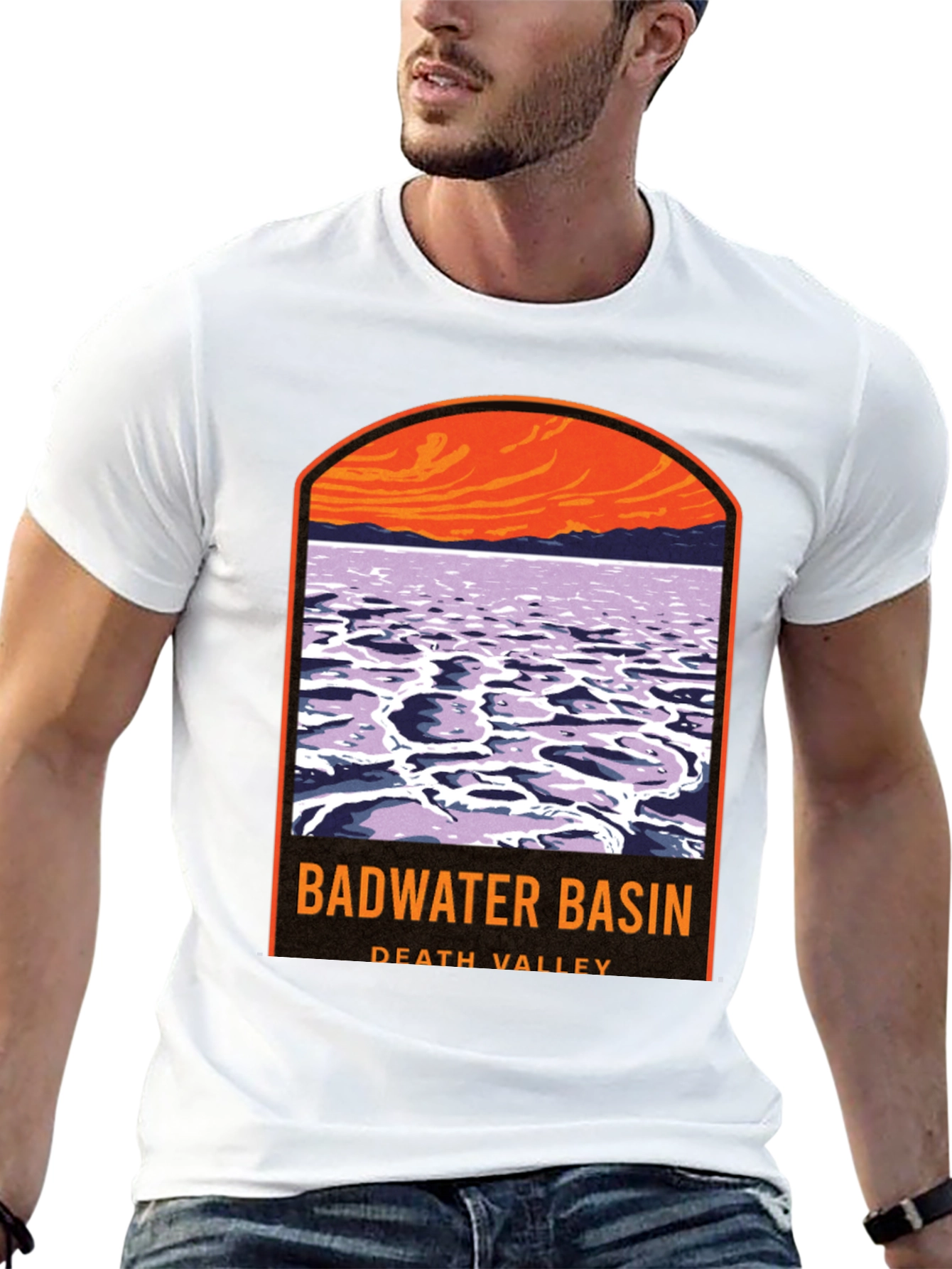 Badwater Basin Death Valley Graphic T-Shirt