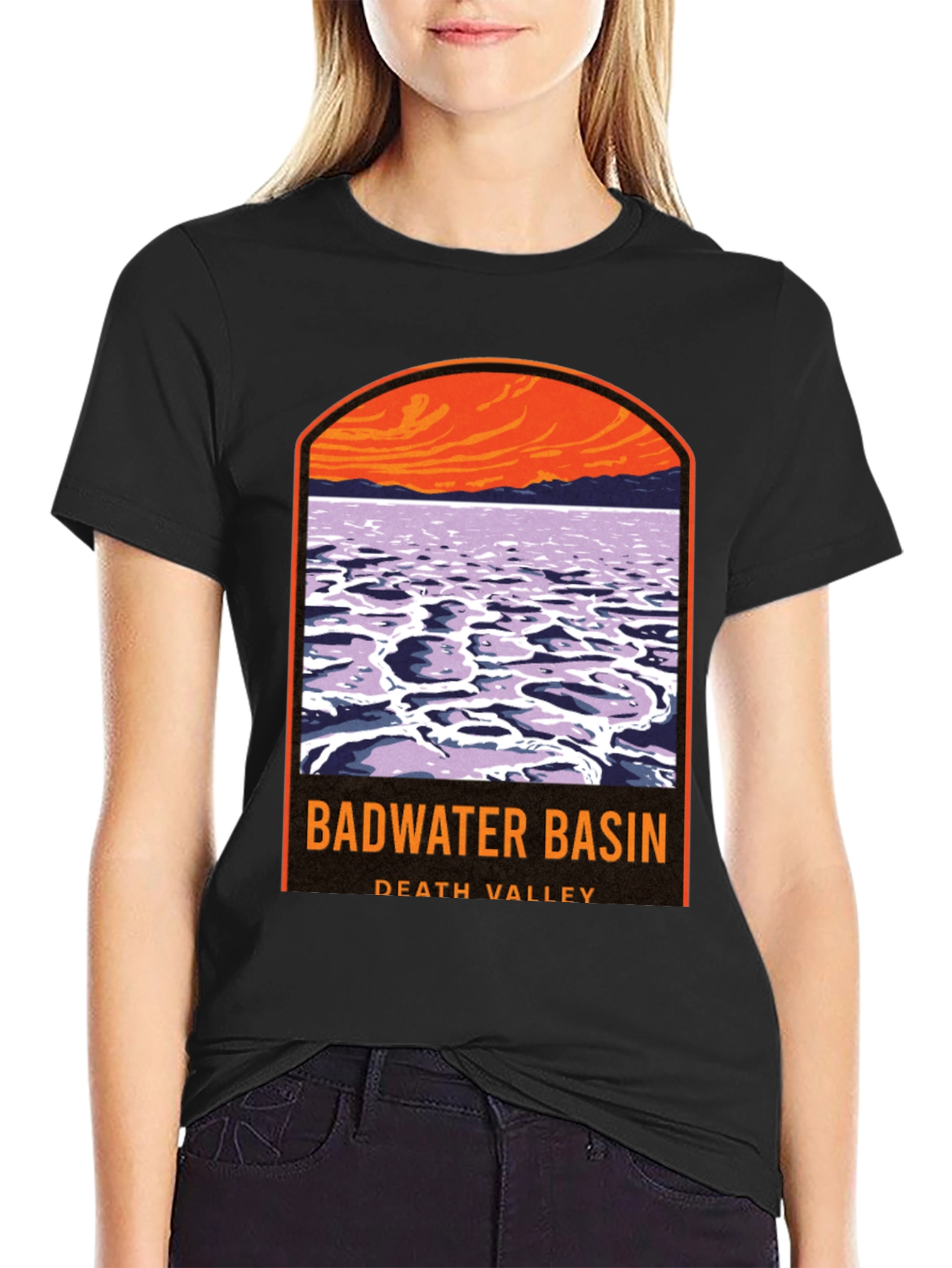 Badwater Basin Death Valley Graphic T-Shirt