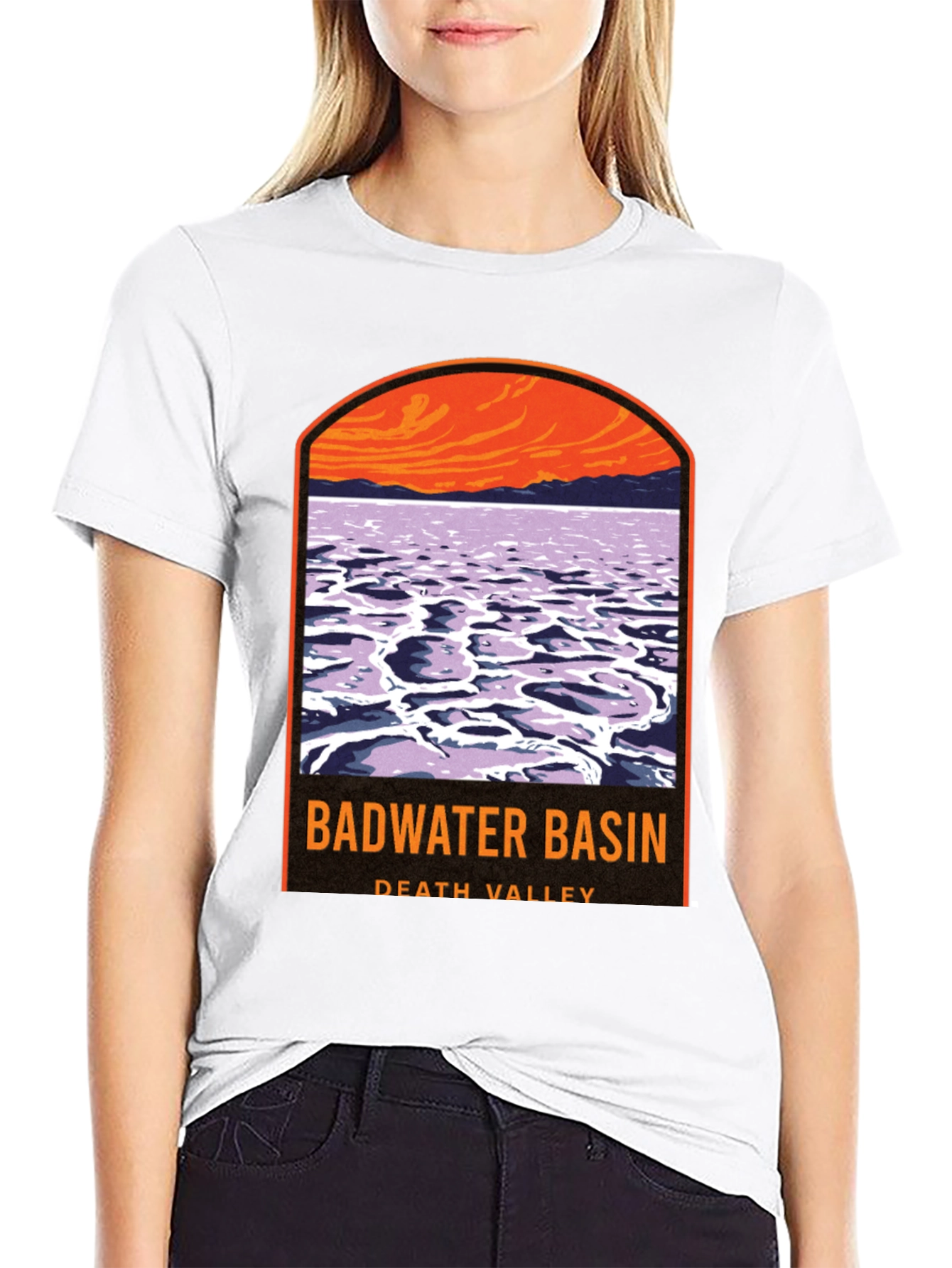 Badwater Basin Death Valley Graphic T-Shirt