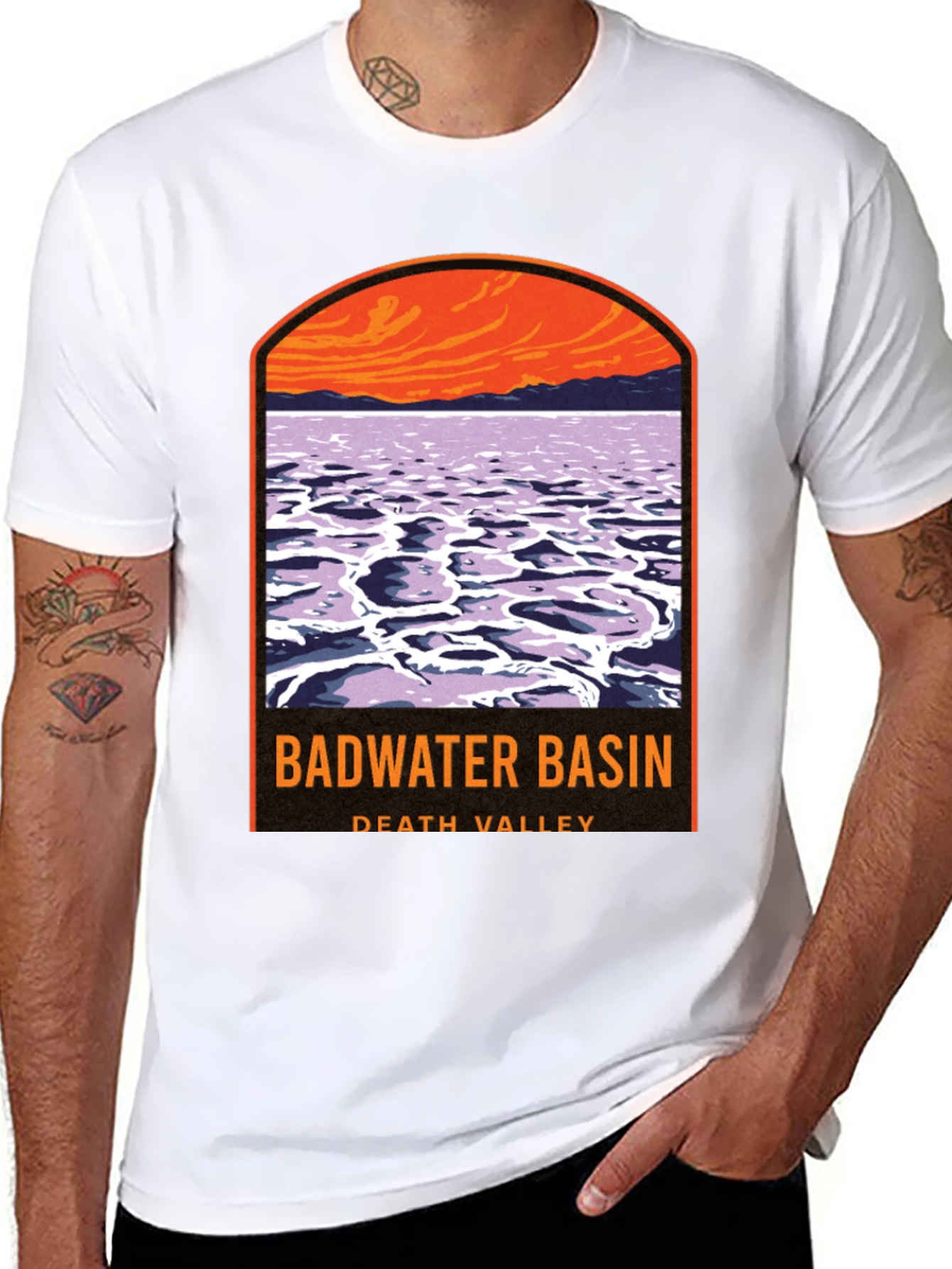 Badwater Basin Death Valley Graphic T-Shirt