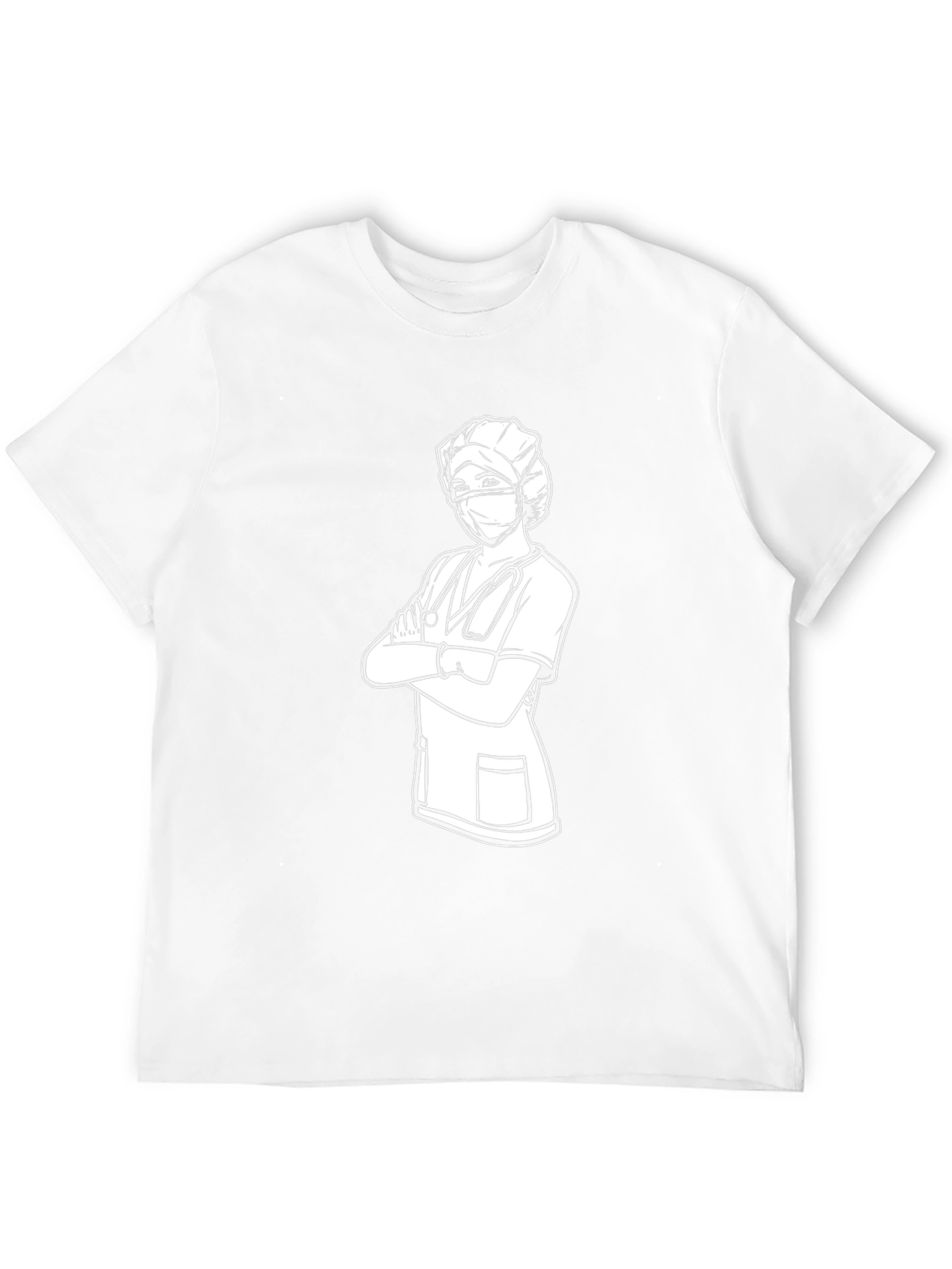 Nurse Graphic T-Shirt - Black Cotton Tee