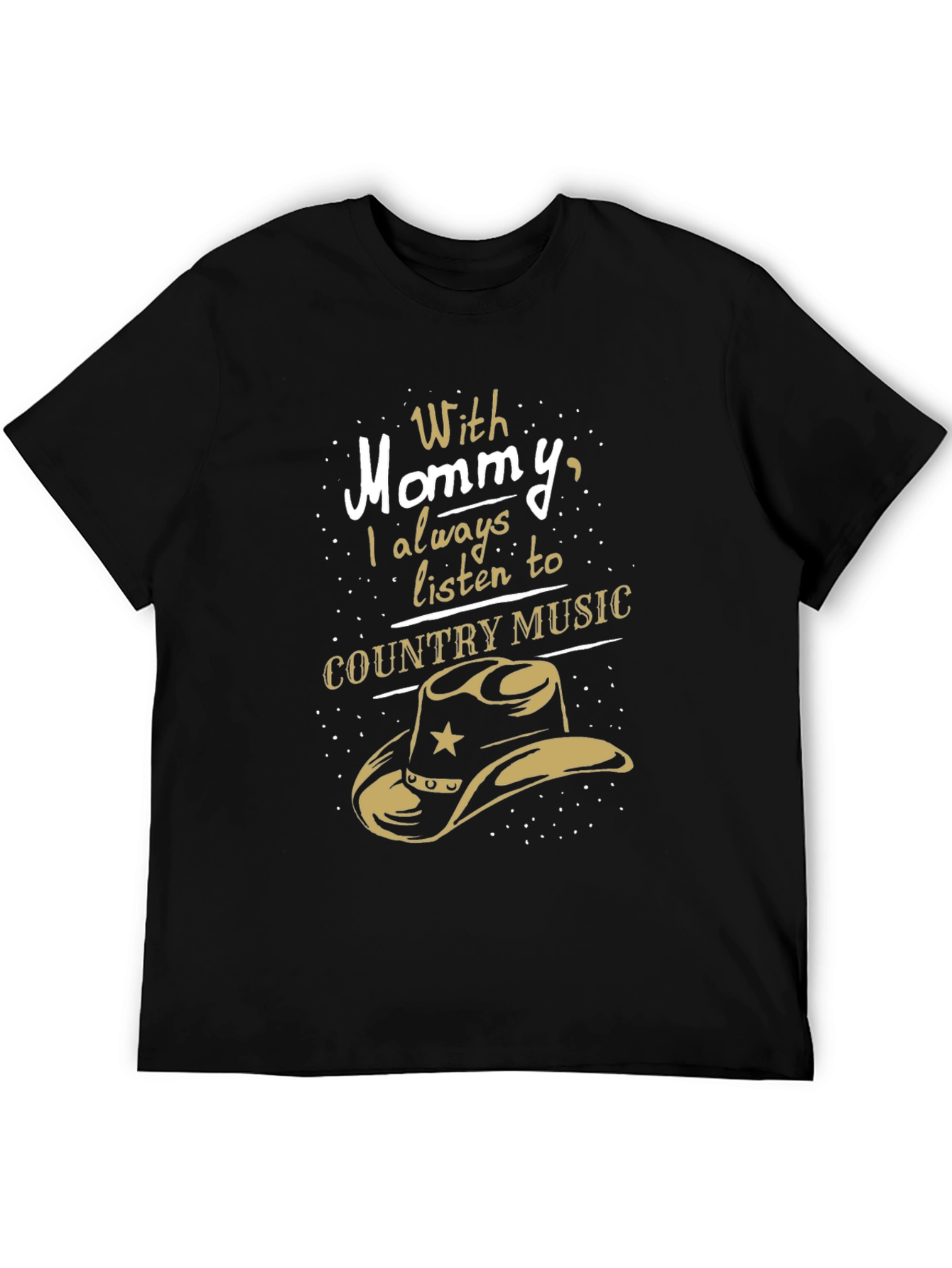 Country Music Lover T-Shirt - With Mommy Design