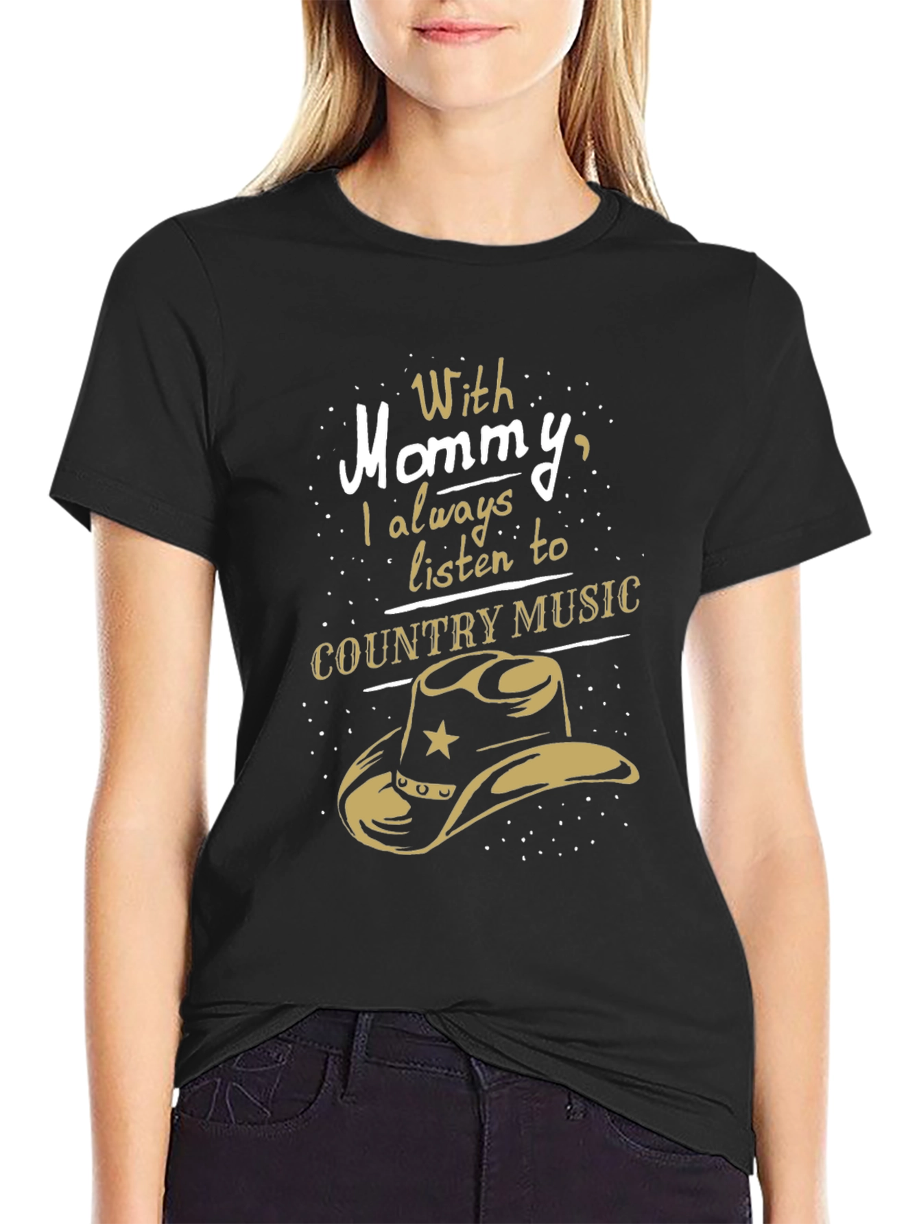 Country Music Lover T-Shirt - With Mommy Design
