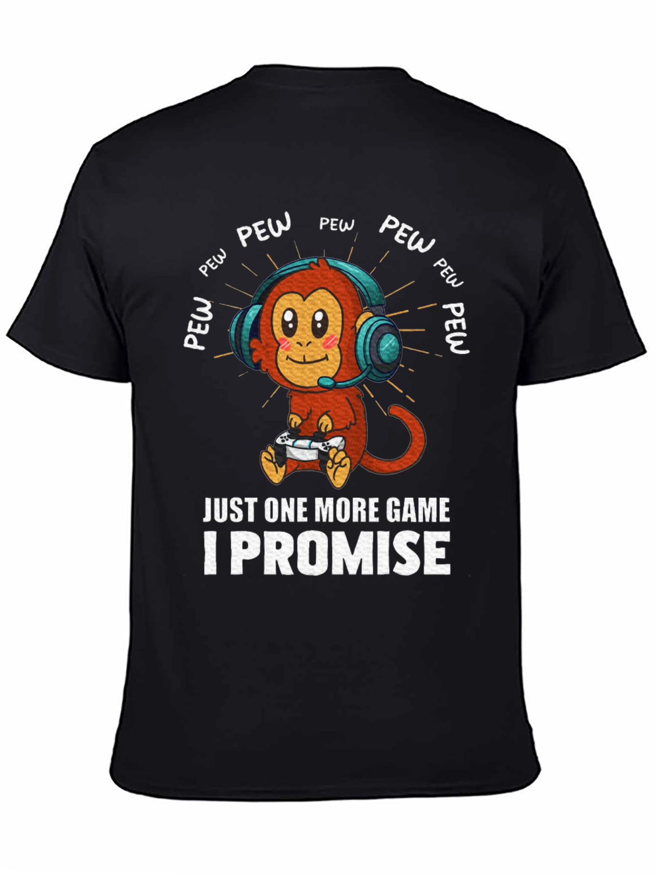 Gamer Monkey T-Shirt - Just One More Game