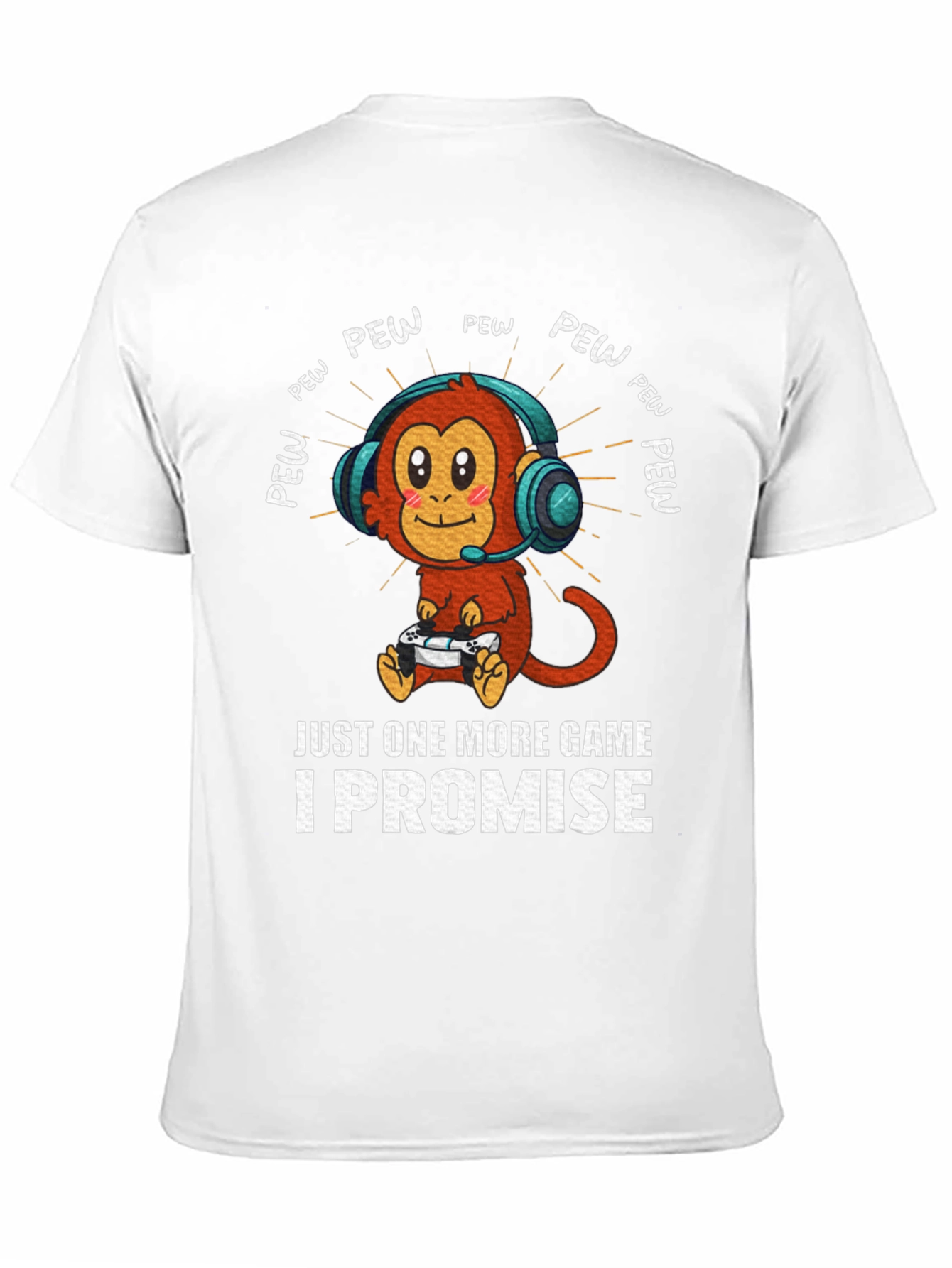 Gamer Monkey T-Shirt - Just One More Game