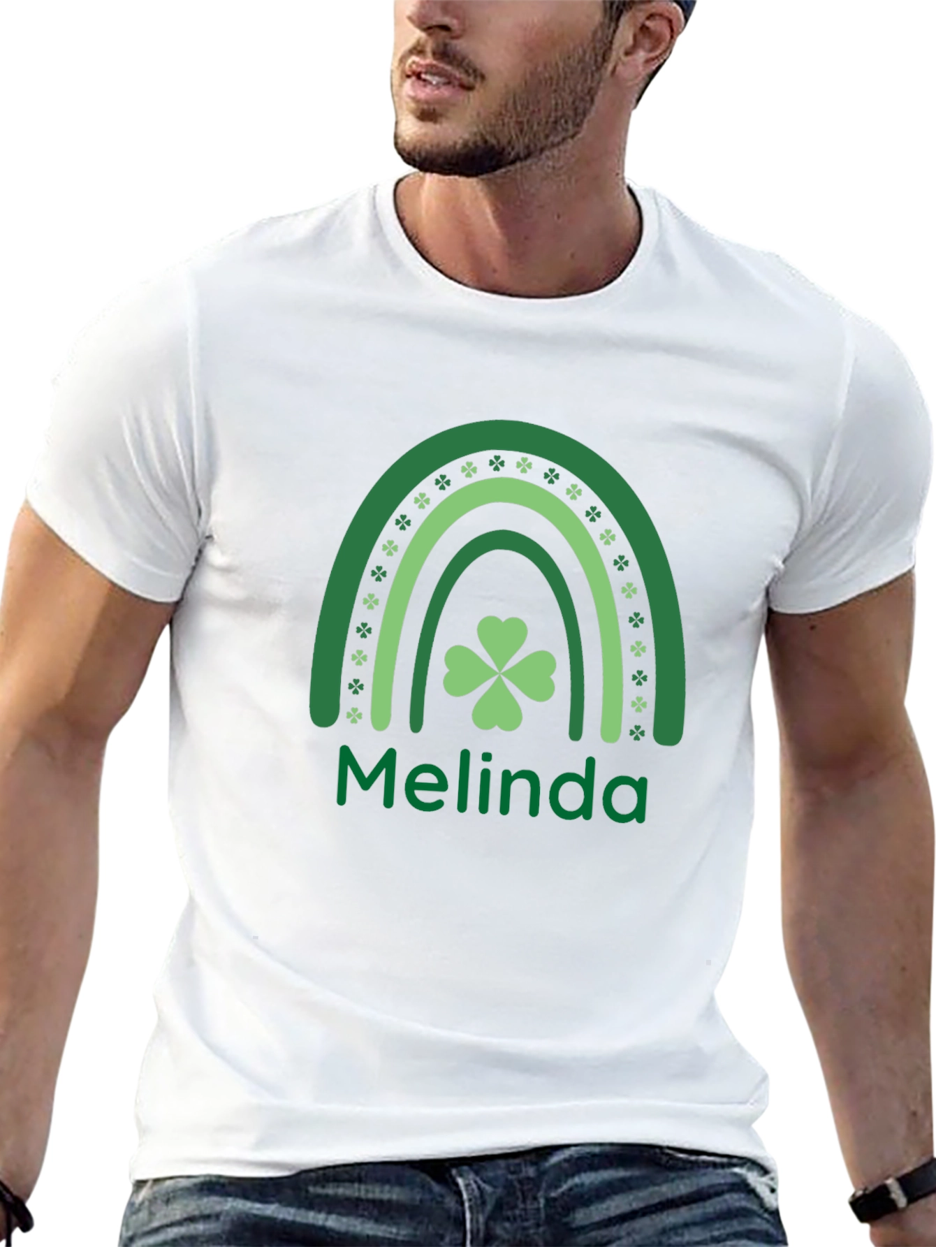 Melinda St. Patricks Day Rainbow T-Shirt
