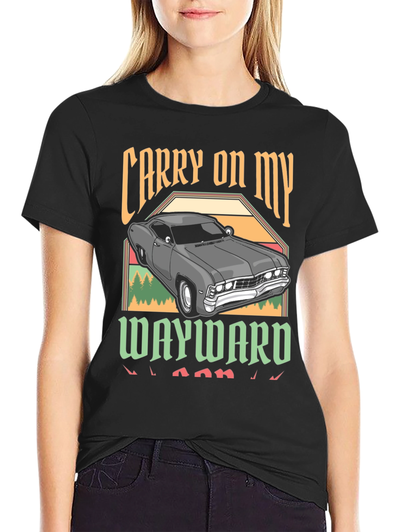 Carry On My Wayward Car T-Shirt
