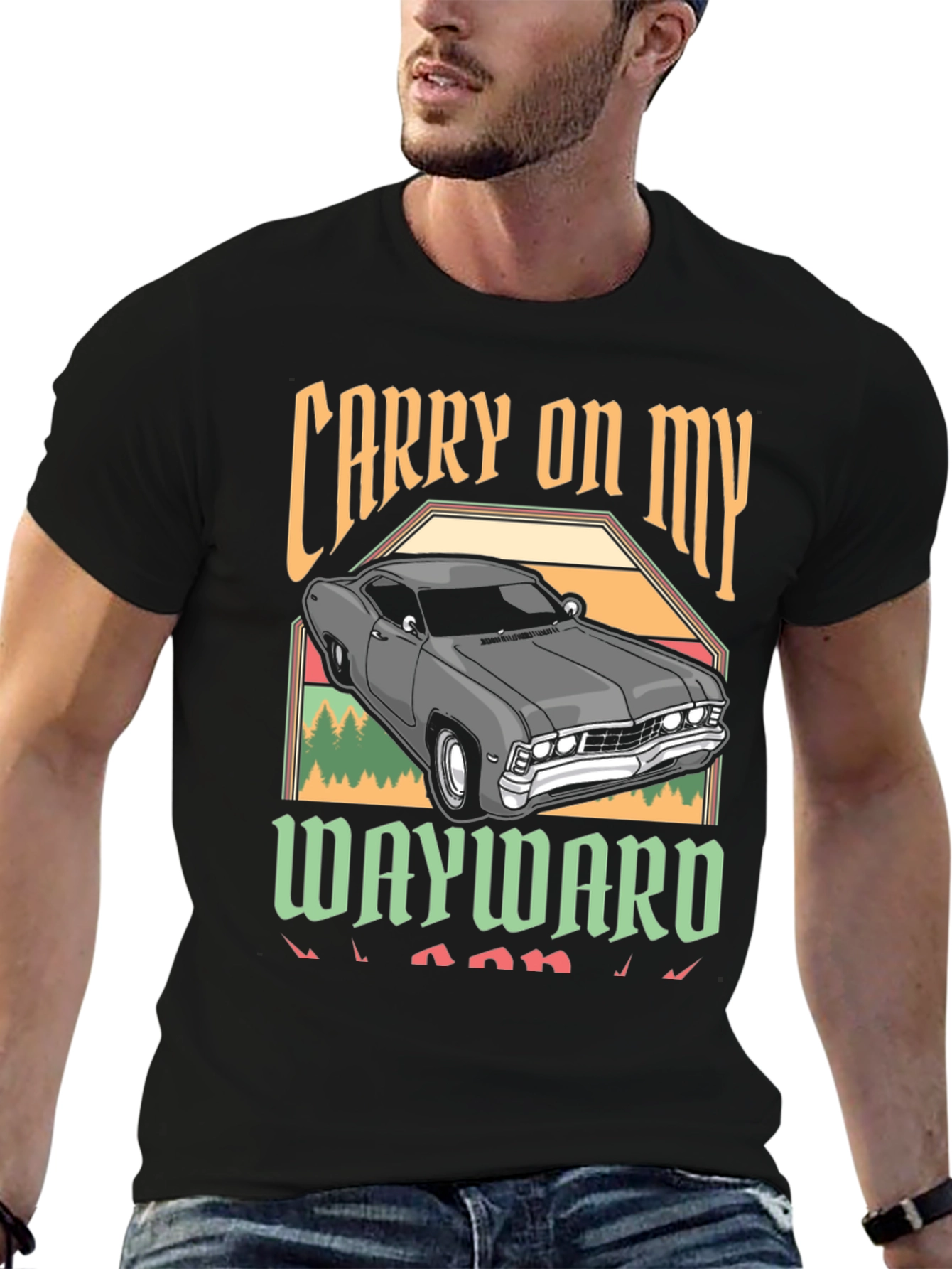 Carry On My Wayward Car T-Shirt
