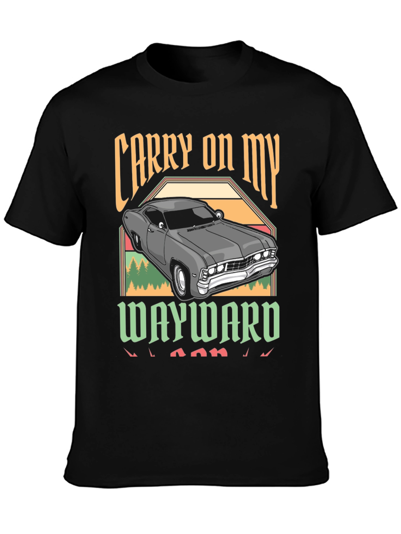 Carry On My Wayward Car T-Shirt