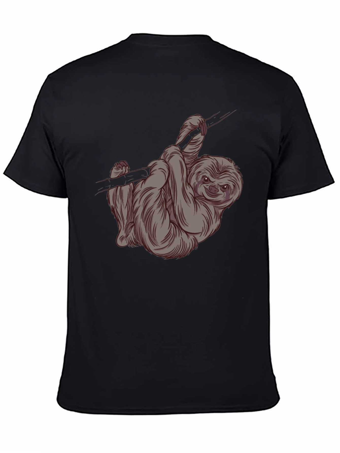 Sloth Graphic Tee -  Relaxed Style Soft Cotton
