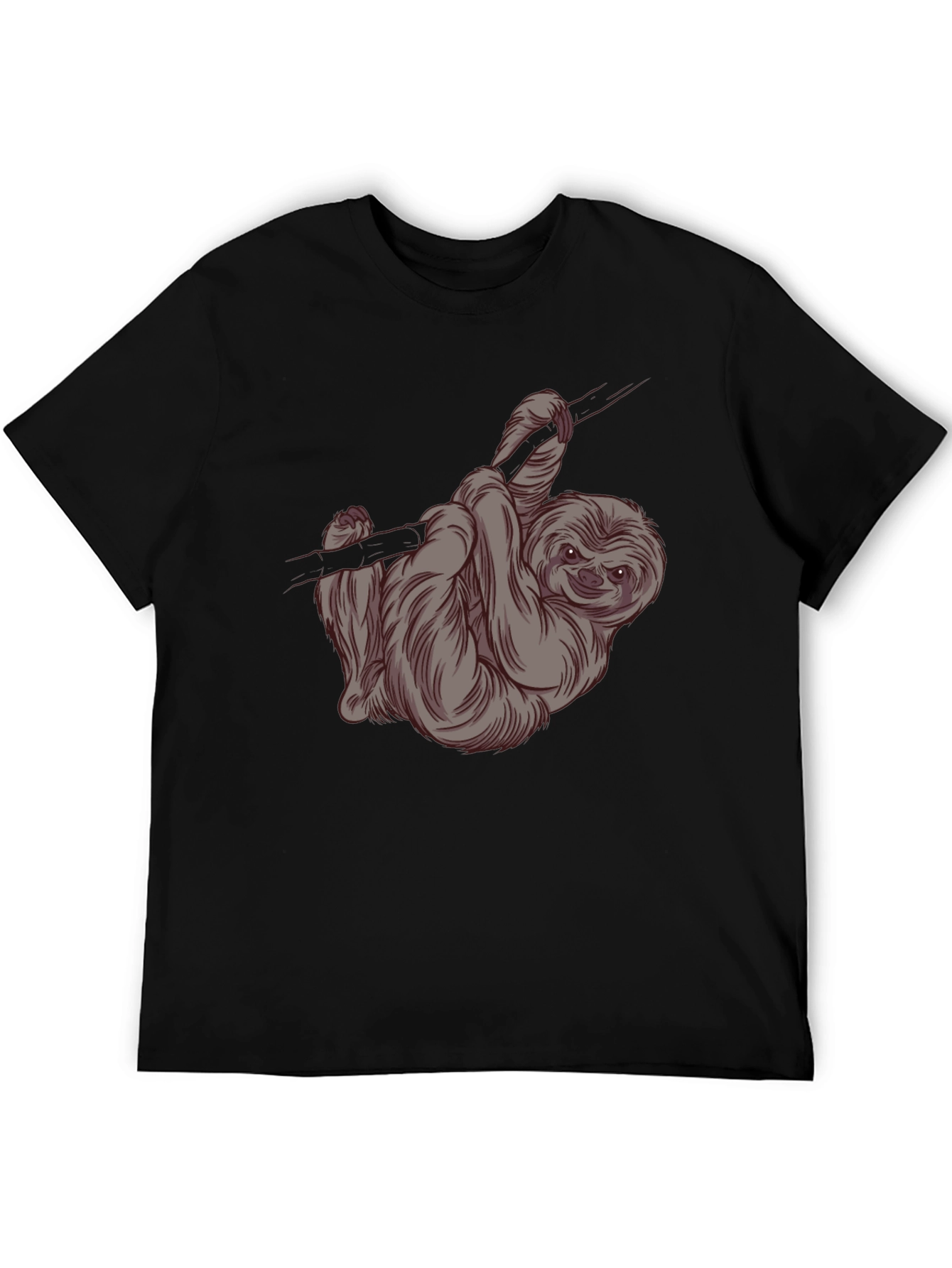 Sloth Graphic Tee -  Relaxed Style Soft Cotton
