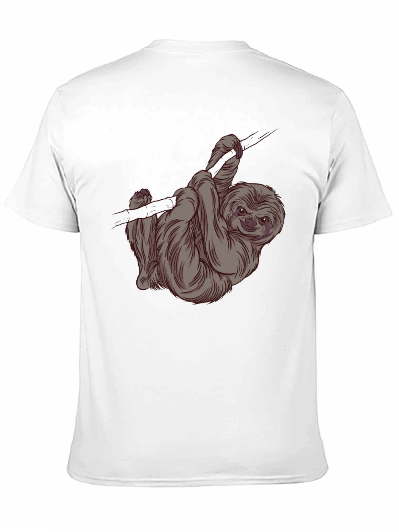 Sloth Graphic Tee -  Relaxed Style Soft Cotton