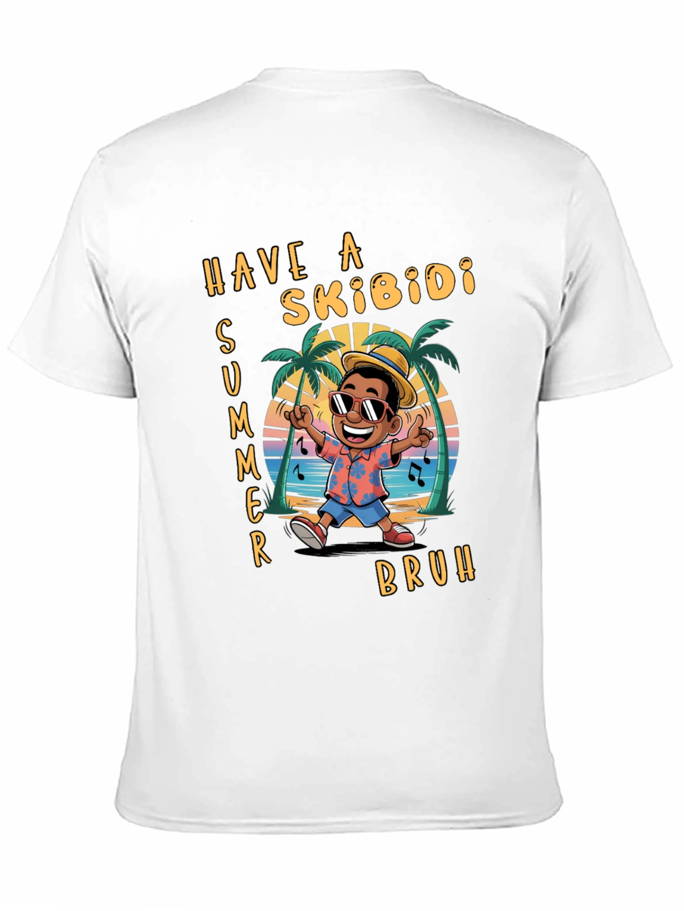 Skibidi Summer Graphic T-Shirt