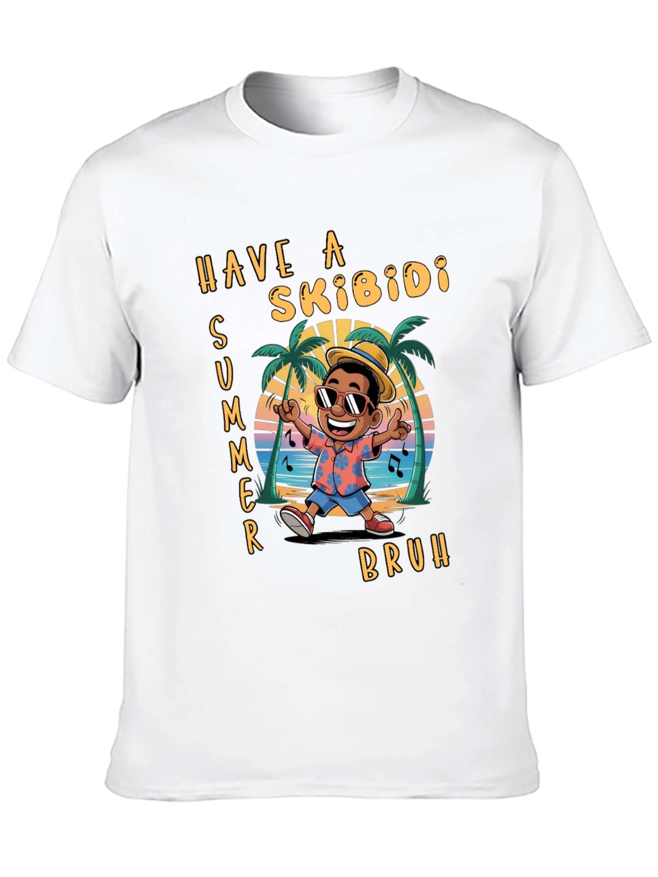 Skibidi Summer Graphic T-Shirt