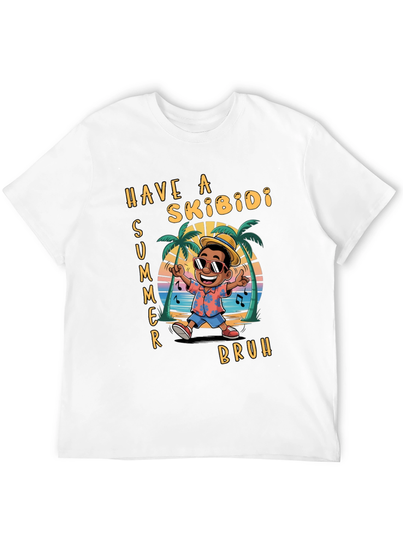 Skibidi Summer Graphic T-Shirt