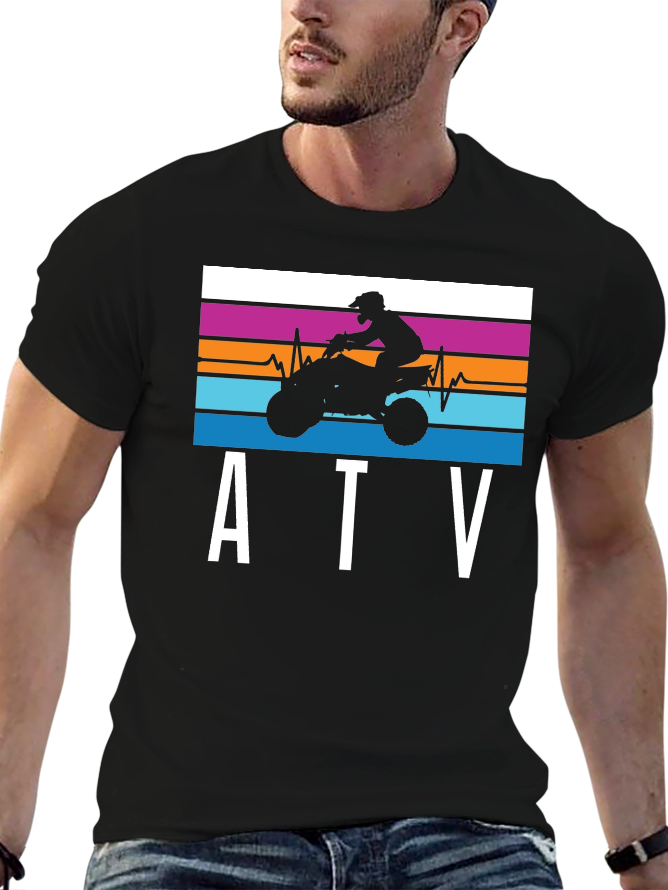 ATV Heartbeat Graphic T-Shirt