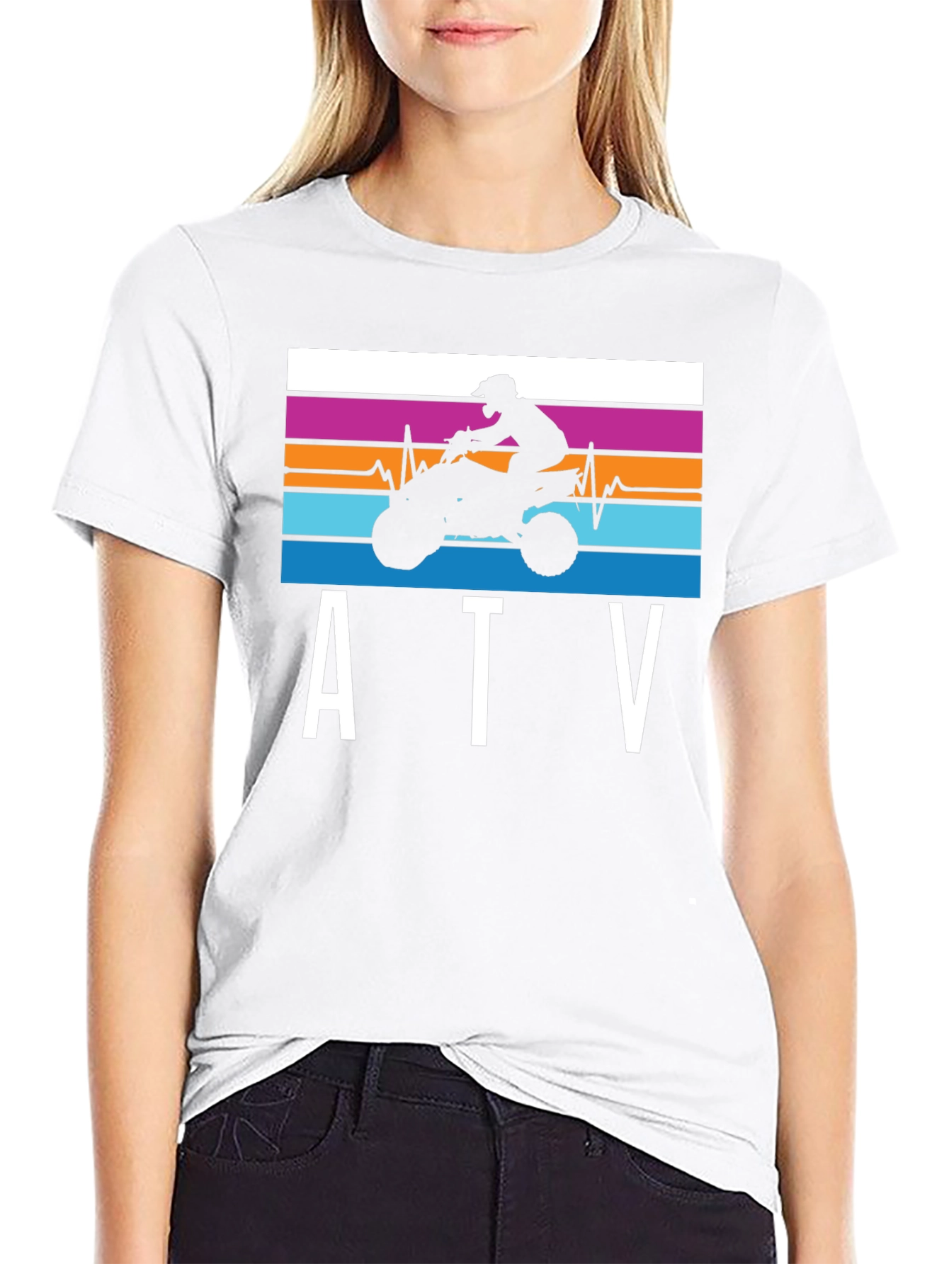ATV Heartbeat Graphic T-Shirt