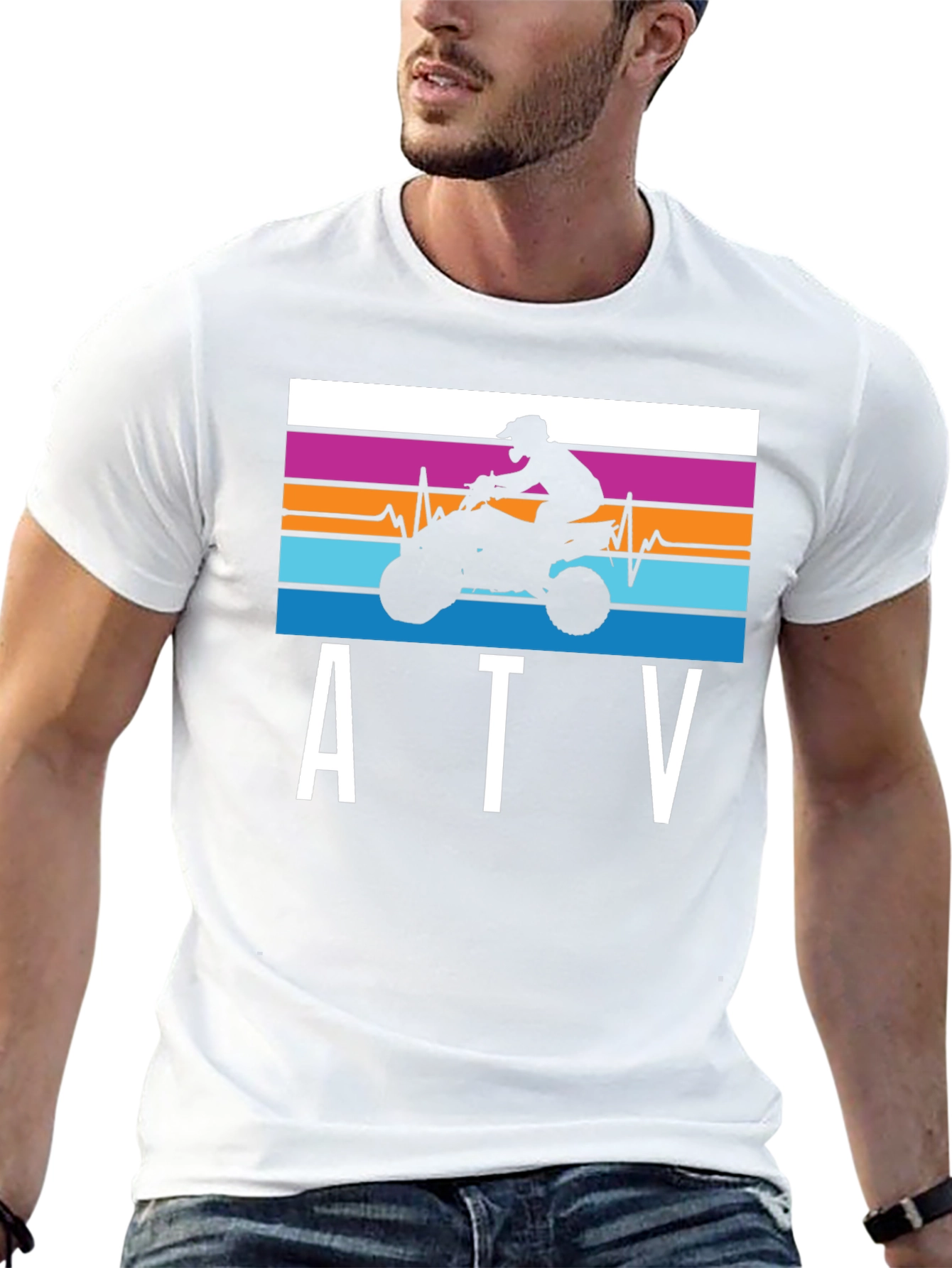 ATV Heartbeat Graphic T-Shirt