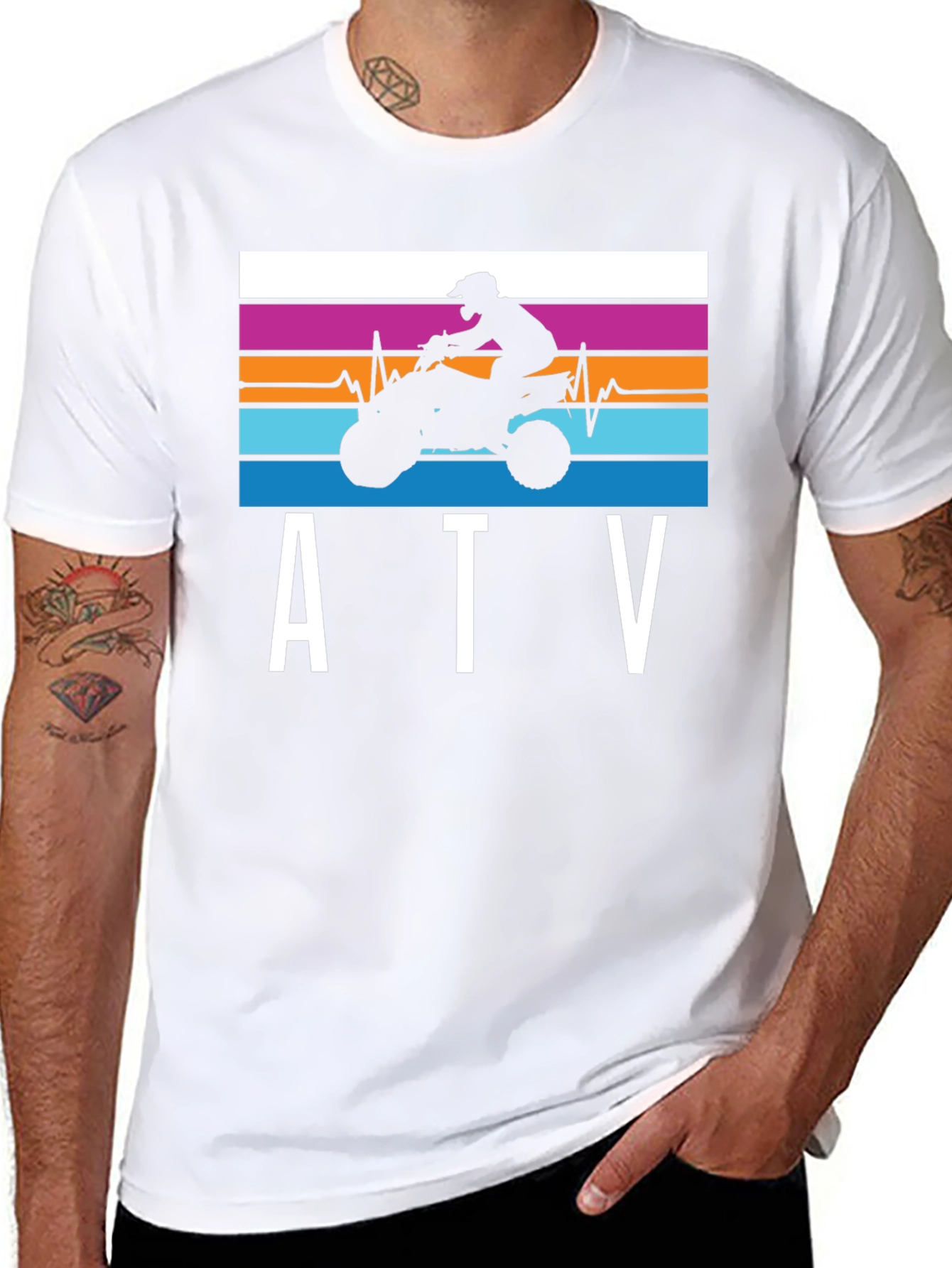 ATV Heartbeat Graphic T-Shirt