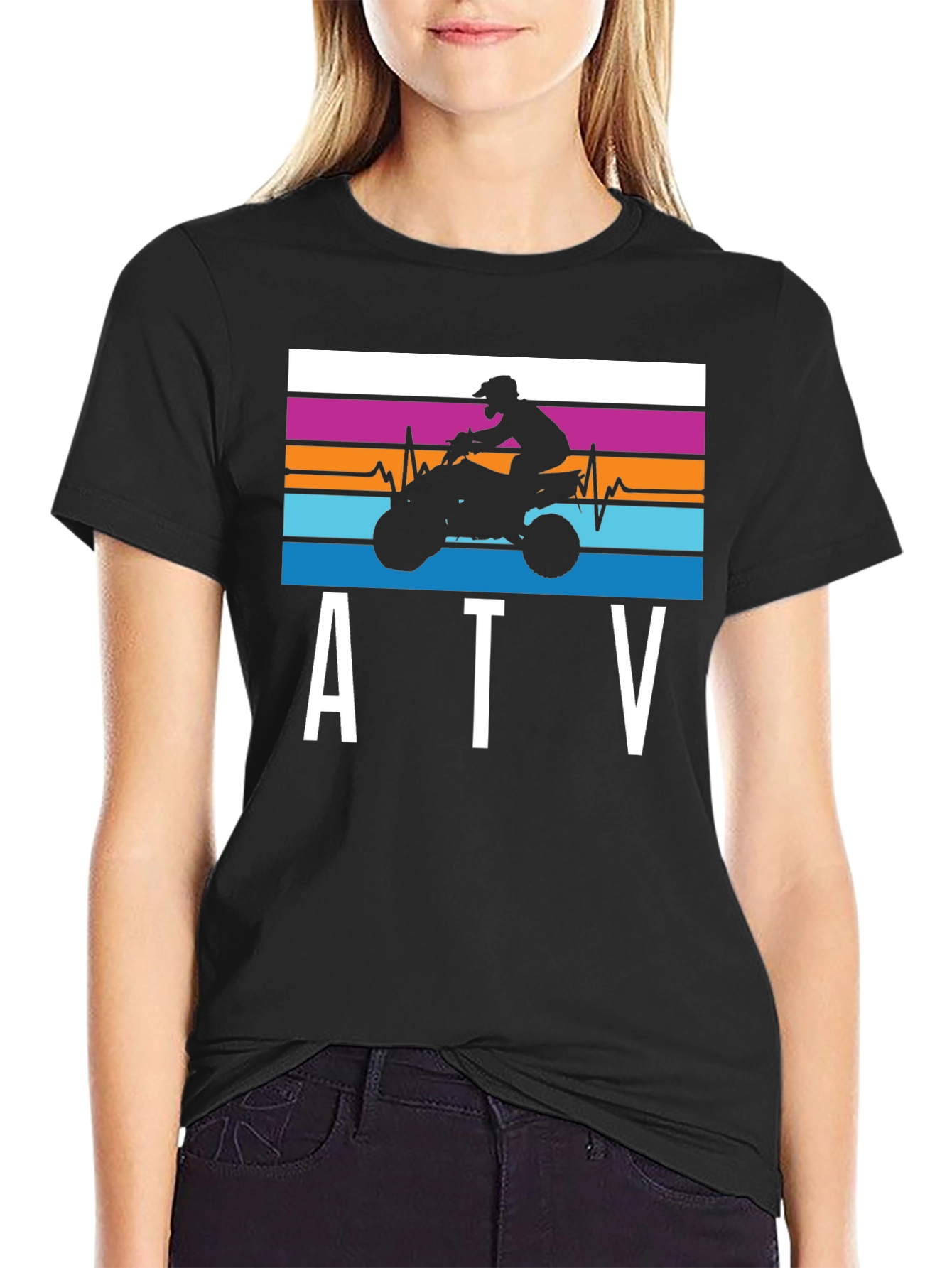 ATV Heartbeat Graphic T-Shirt
