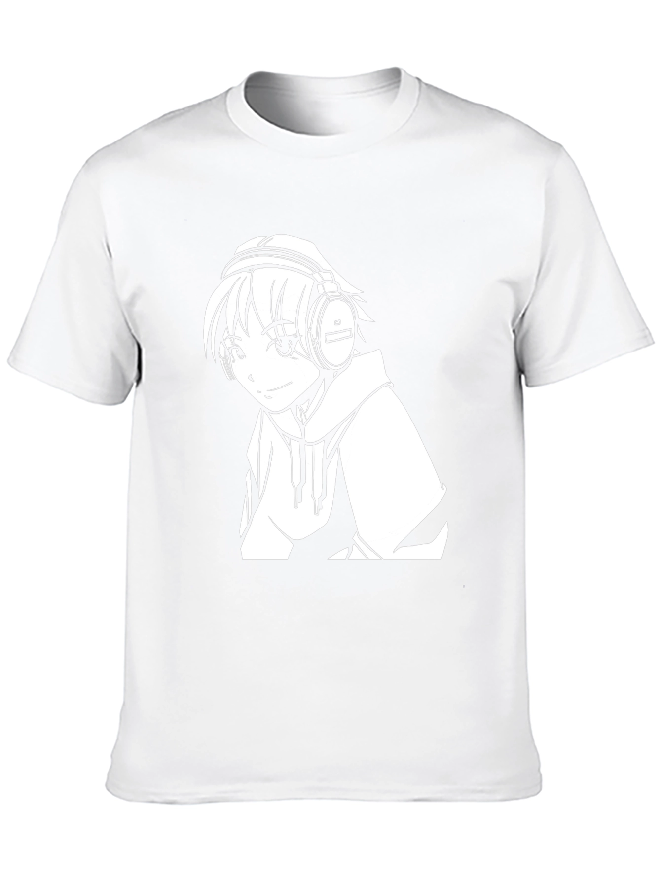 Anime Music Lover Black T-Shirt