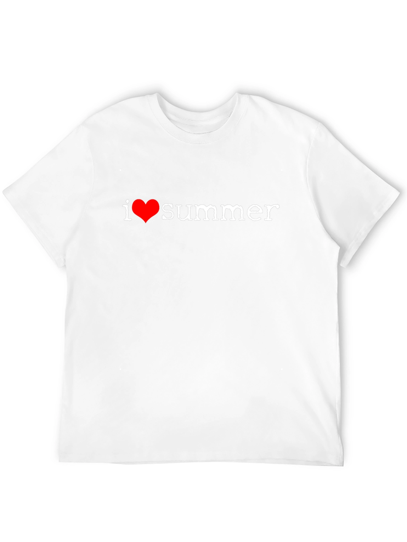 I Heart Summer Black T-Shirt