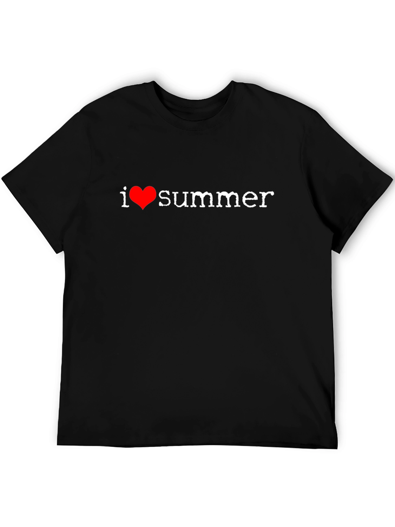 I Heart Summer Black T-Shirt