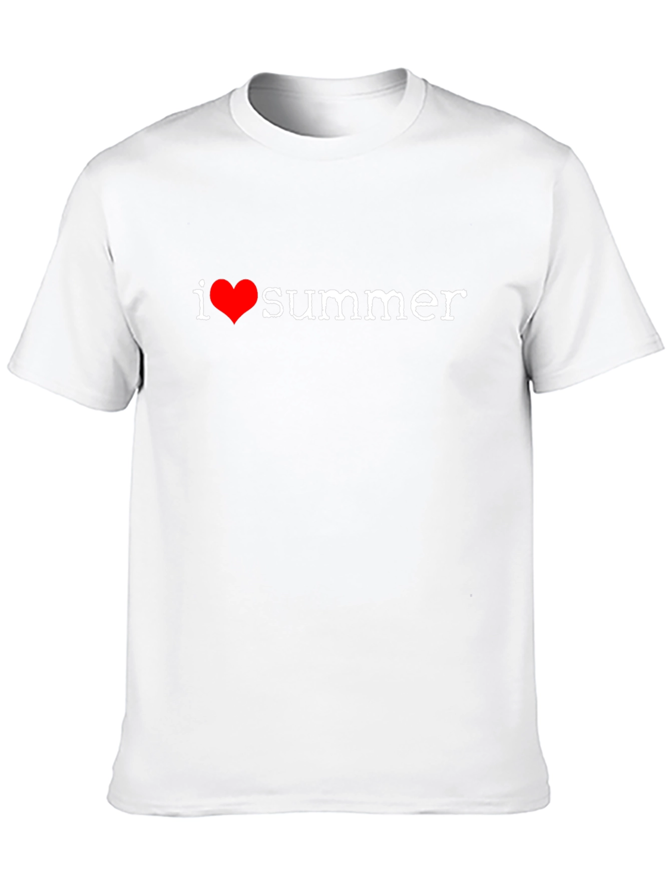 I Heart Summer Black T-Shirt
