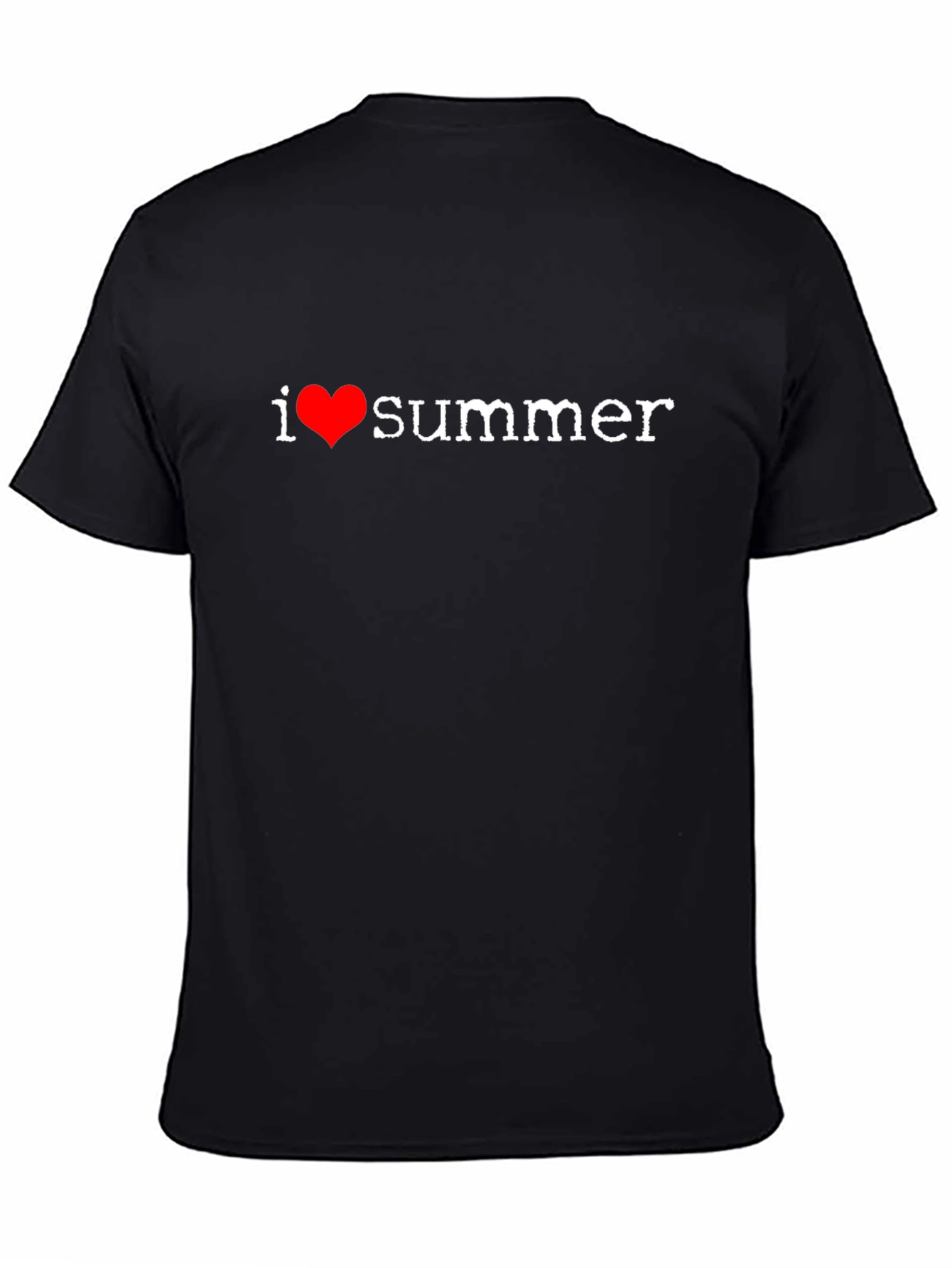 I Heart Summer Black T-Shirt