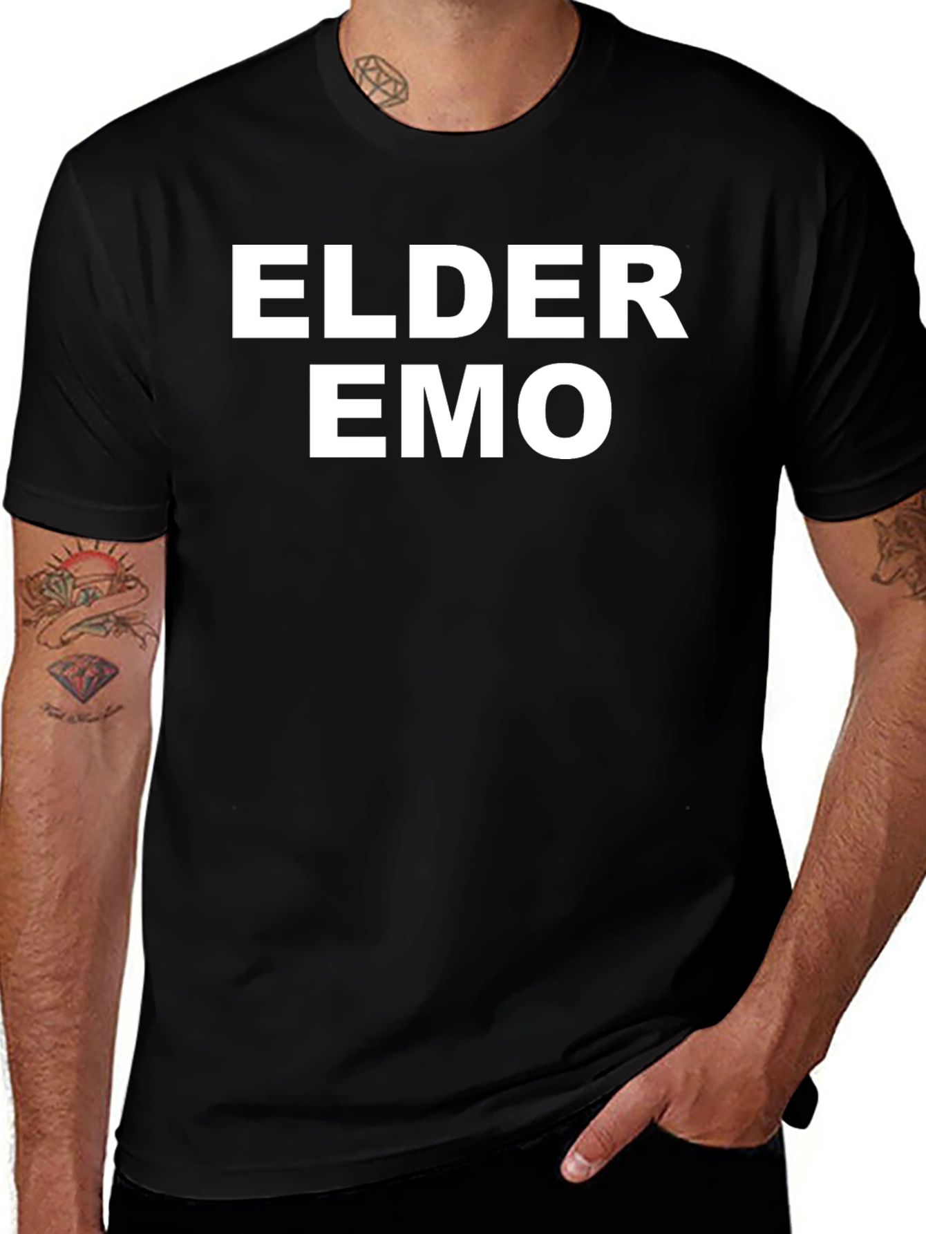 Elder Emo Black T-Shirt