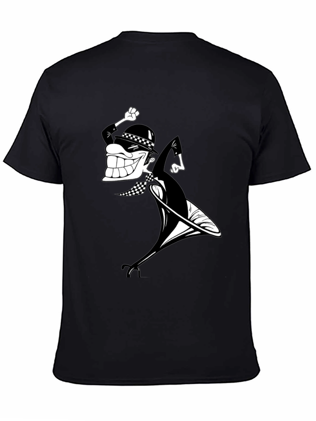 2 Tone Ska Rude Boy T-Shirt Black