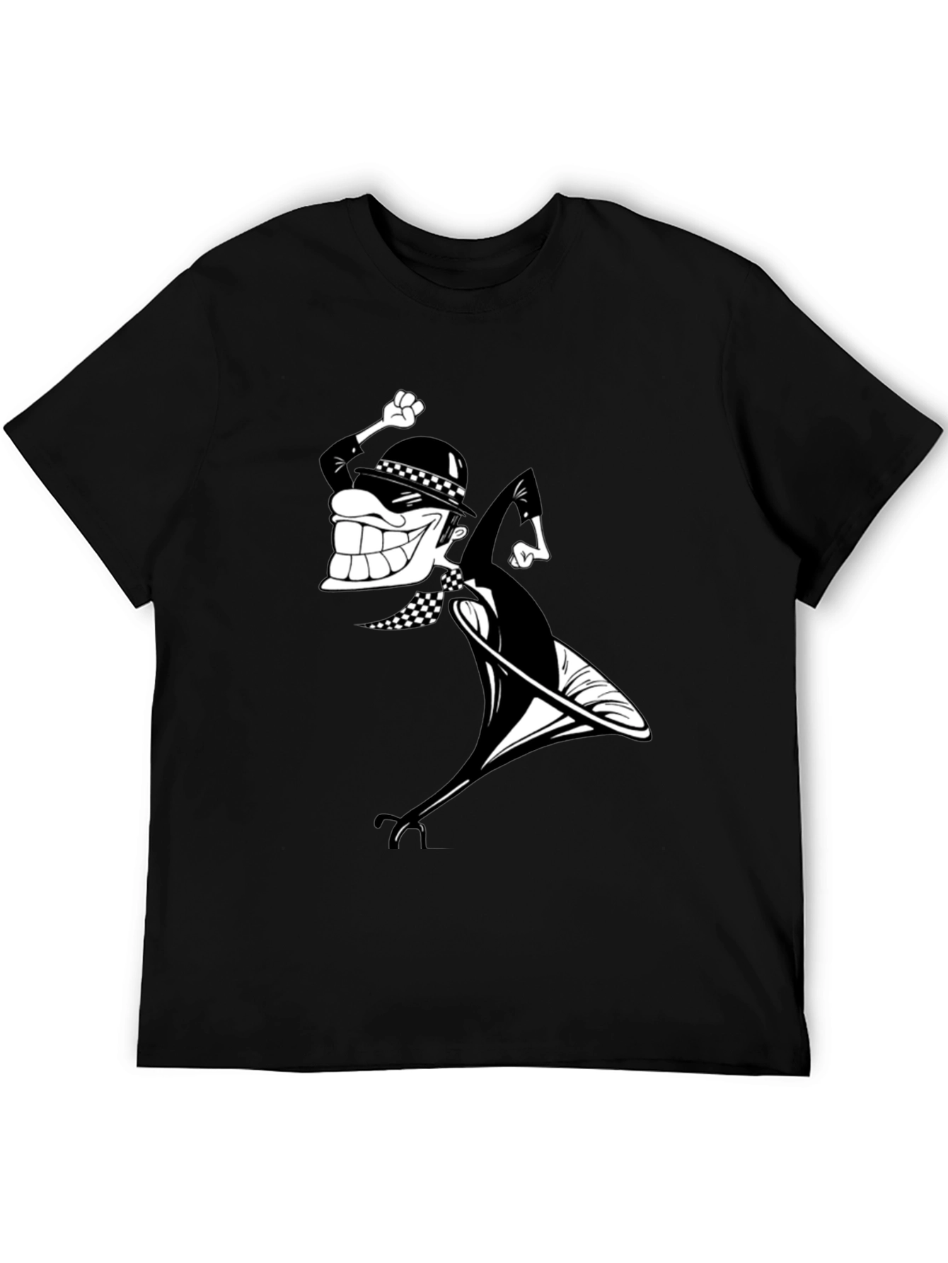 2 Tone Ska Rude Boy T-Shirt Black