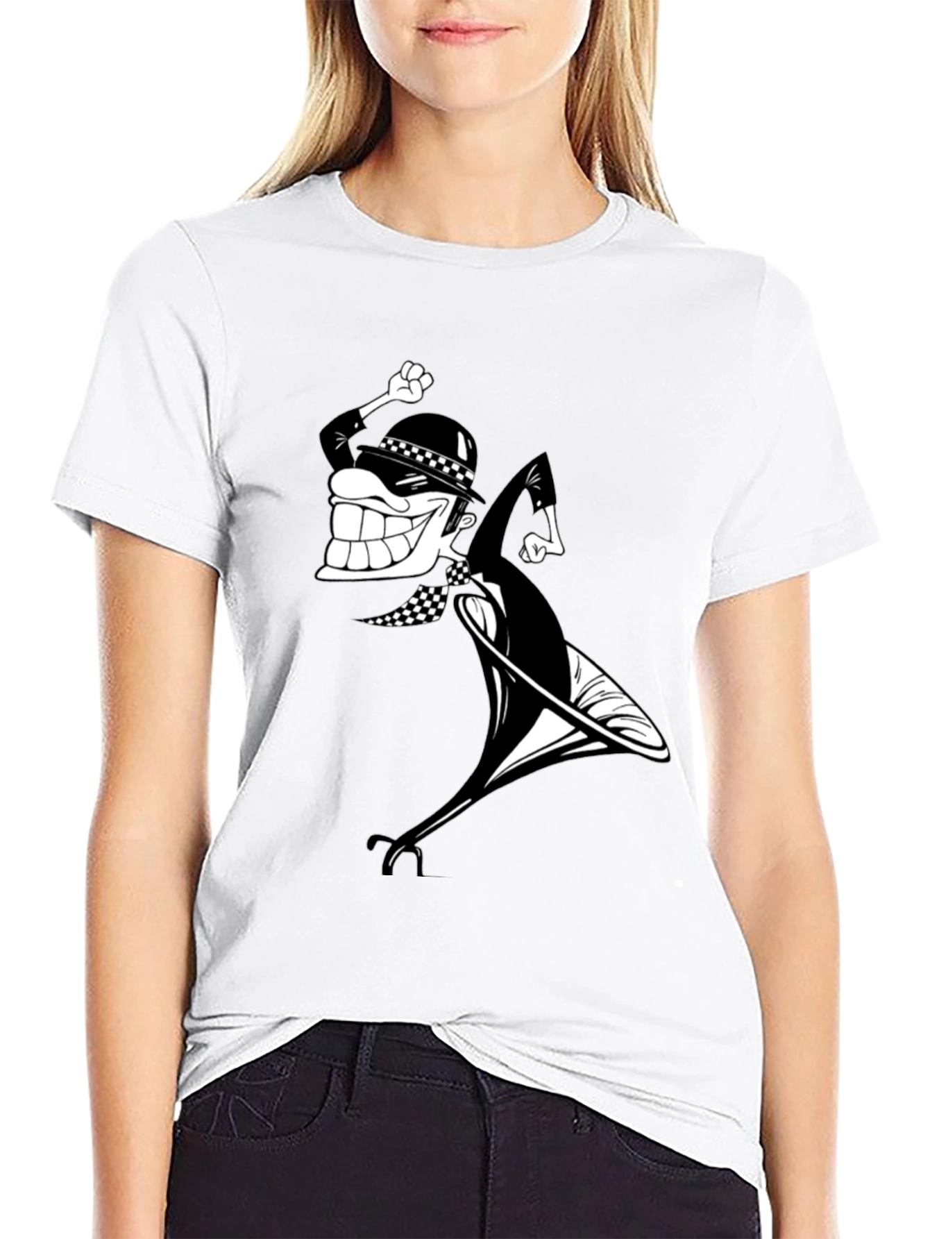 2 Tone Ska Rude Boy T-Shirt Black