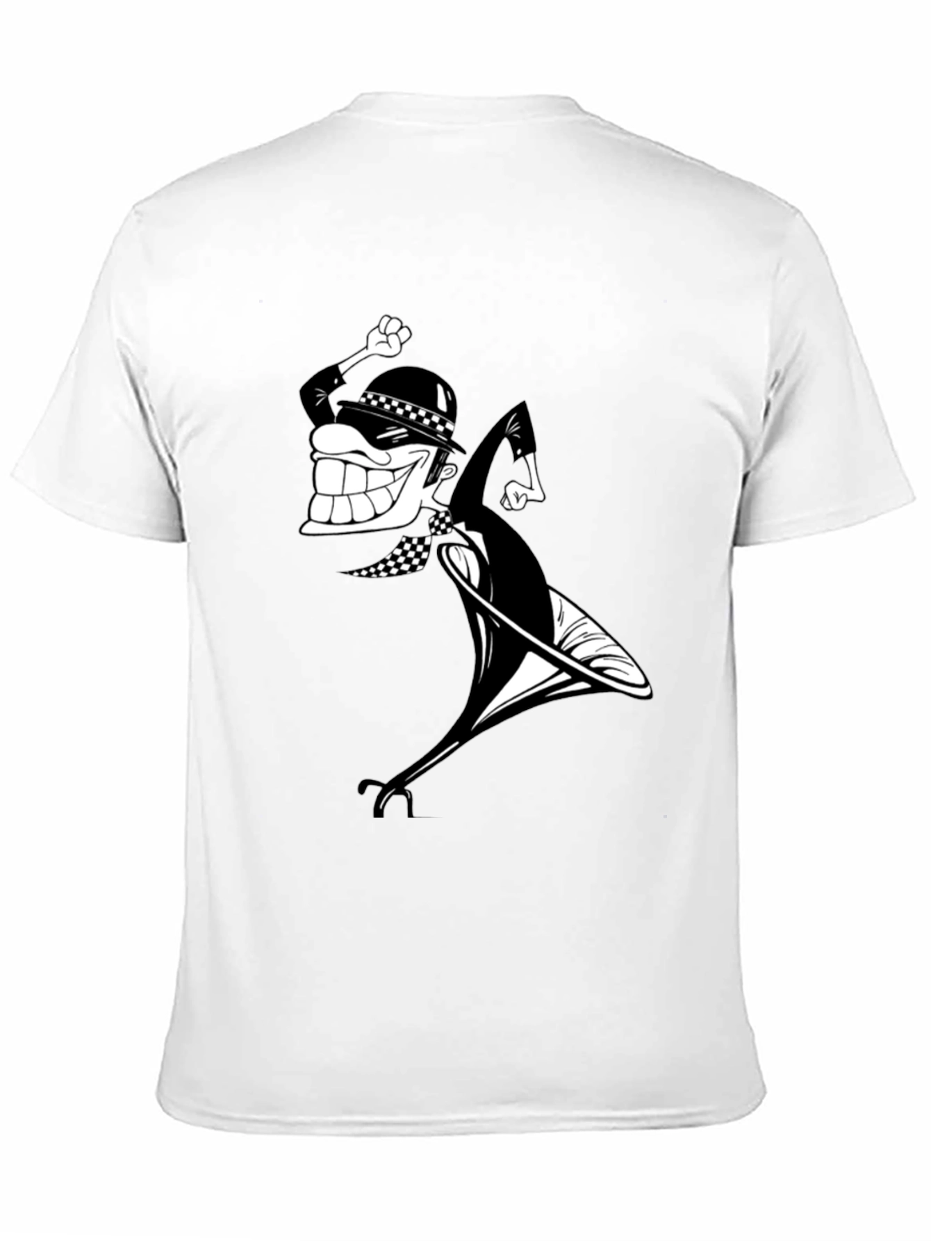 2 Tone Ska Rude Boy T-Shirt Black