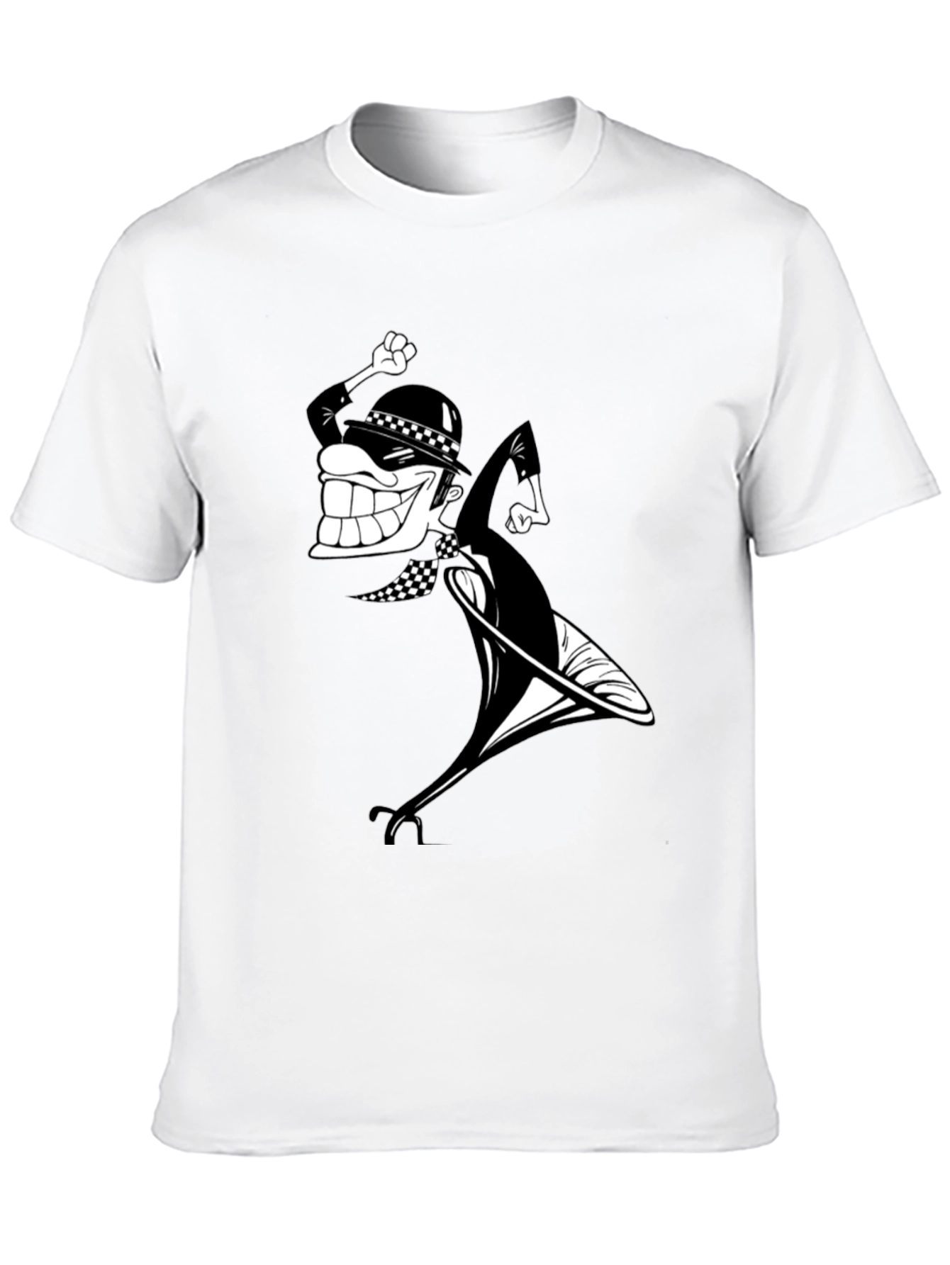 2 Tone Ska Rude Boy T-Shirt Black