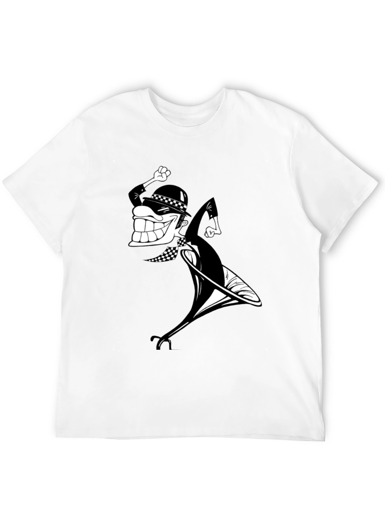 2 Tone Ska Rude Boy T-Shirt Black