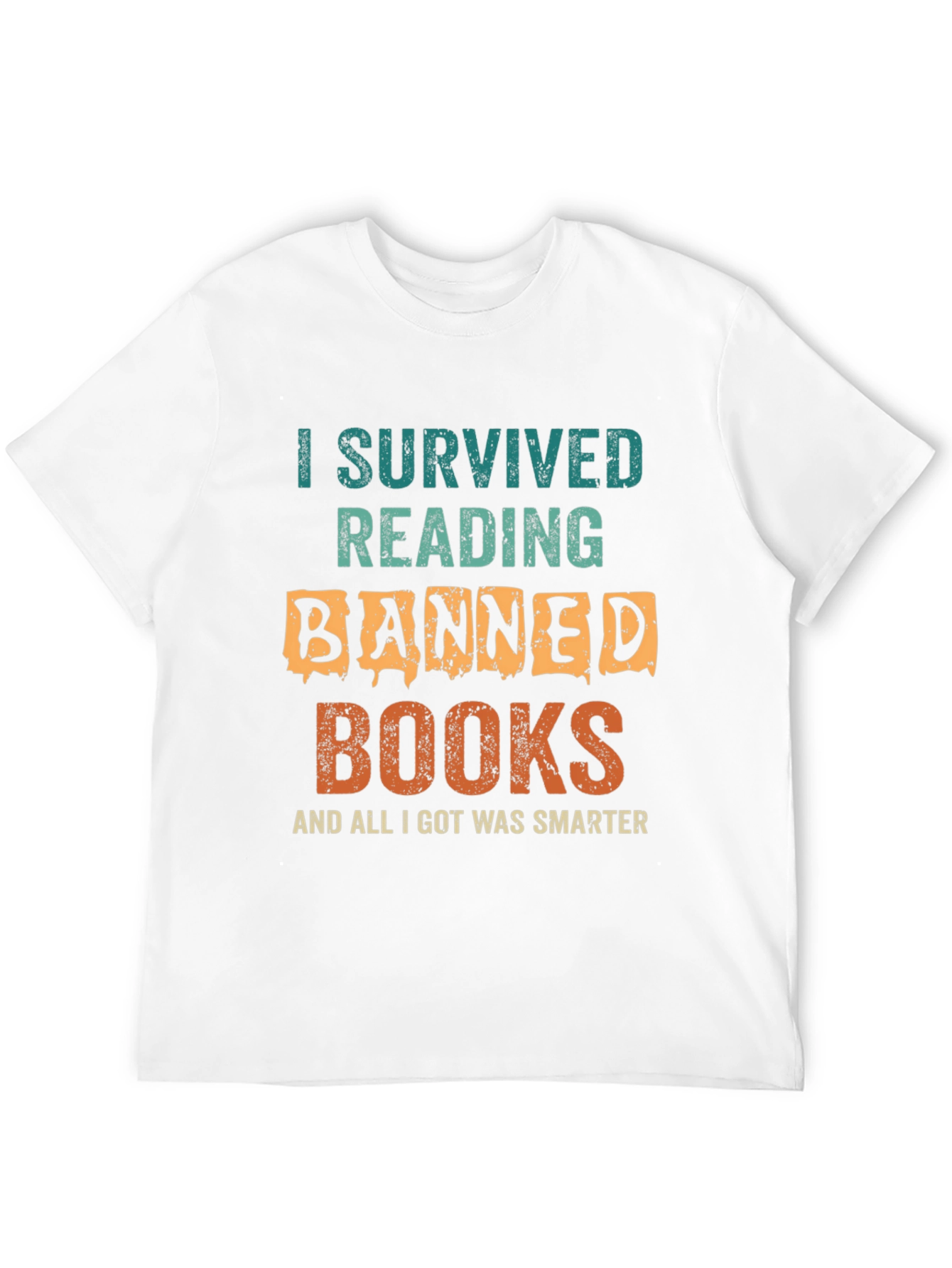 Banned Books T-Shirt - I Survived Reading Funny Tee