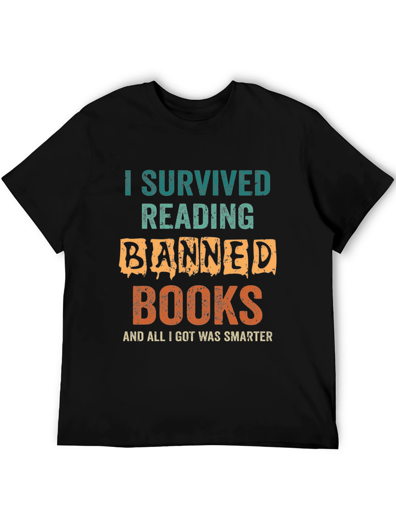 Banned Books T-Shirt - I Survived Reading Funny Tee