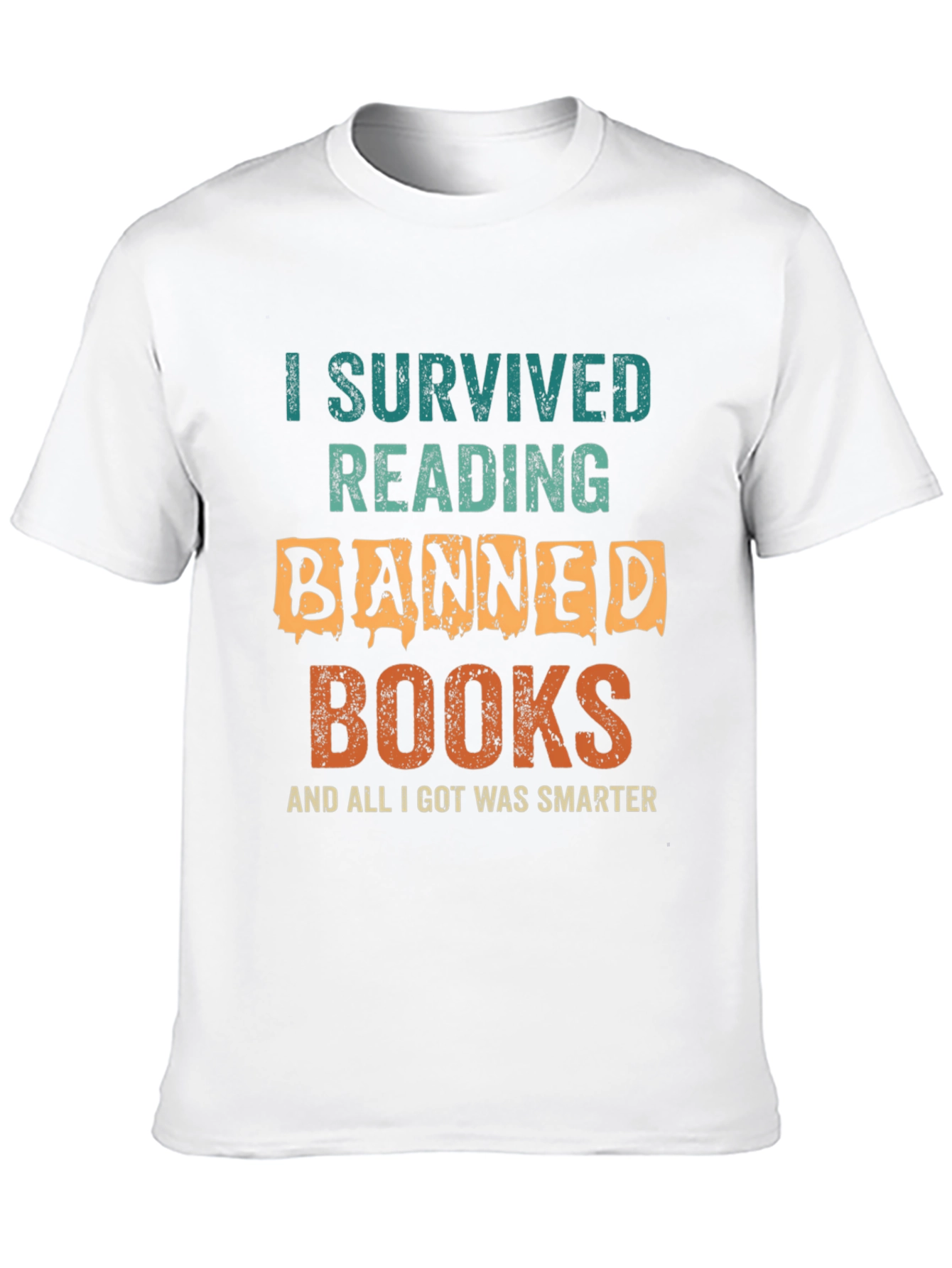 Banned Books T-Shirt - I Survived Reading Funny Tee