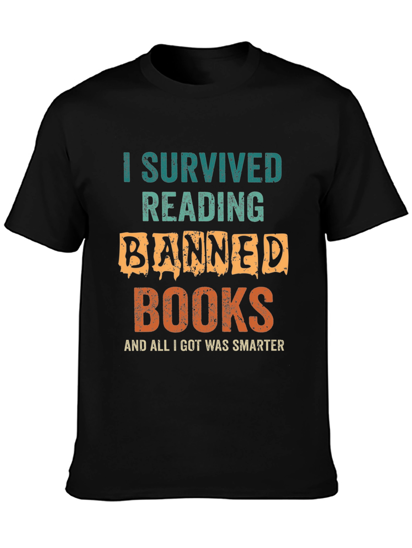 Banned Books T-Shirt - I Survived Reading Funny Tee