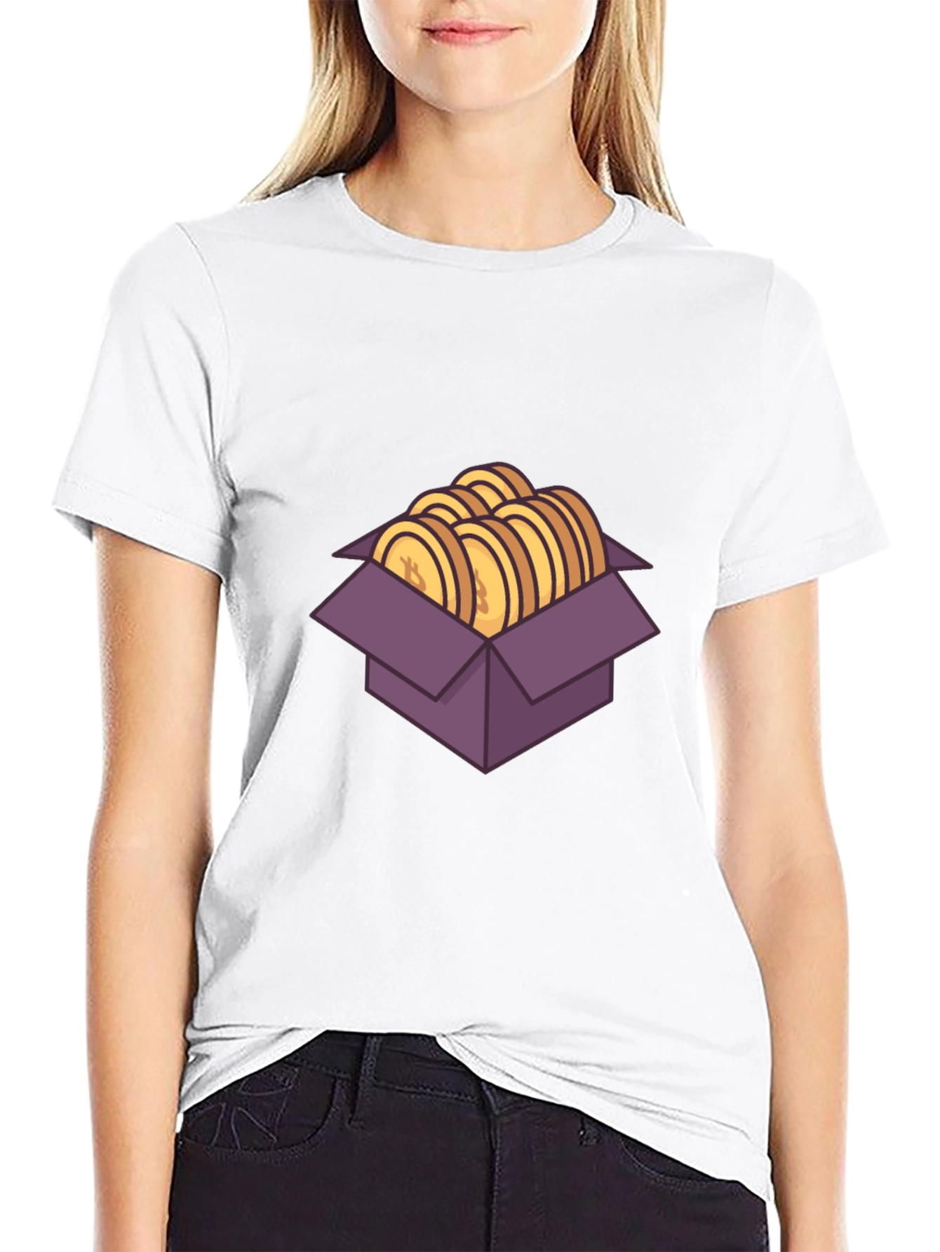 Box of Coins Graphic Tee - Black