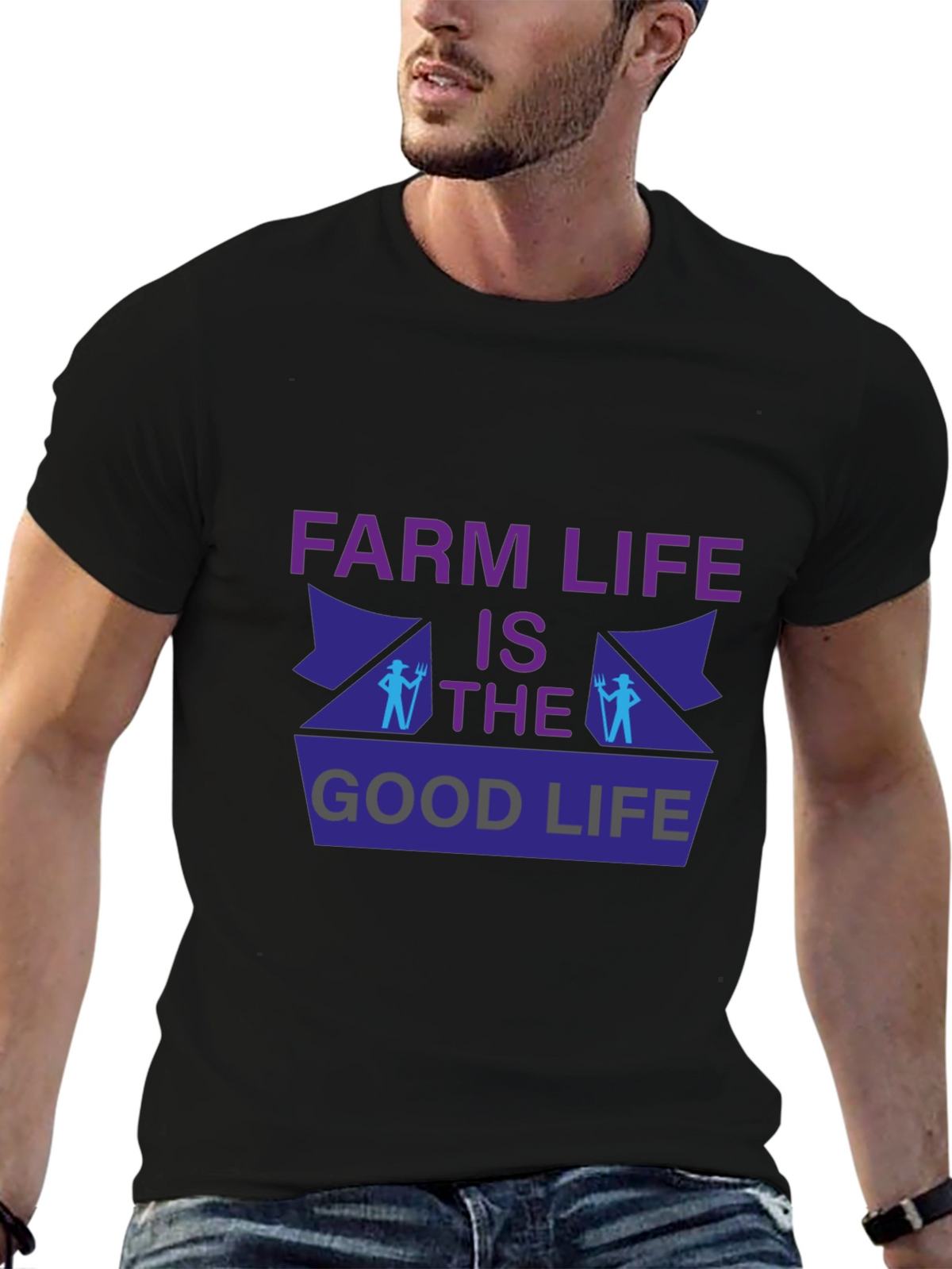 Farm Life Graphic Tee - The Good Life T-Shirt
