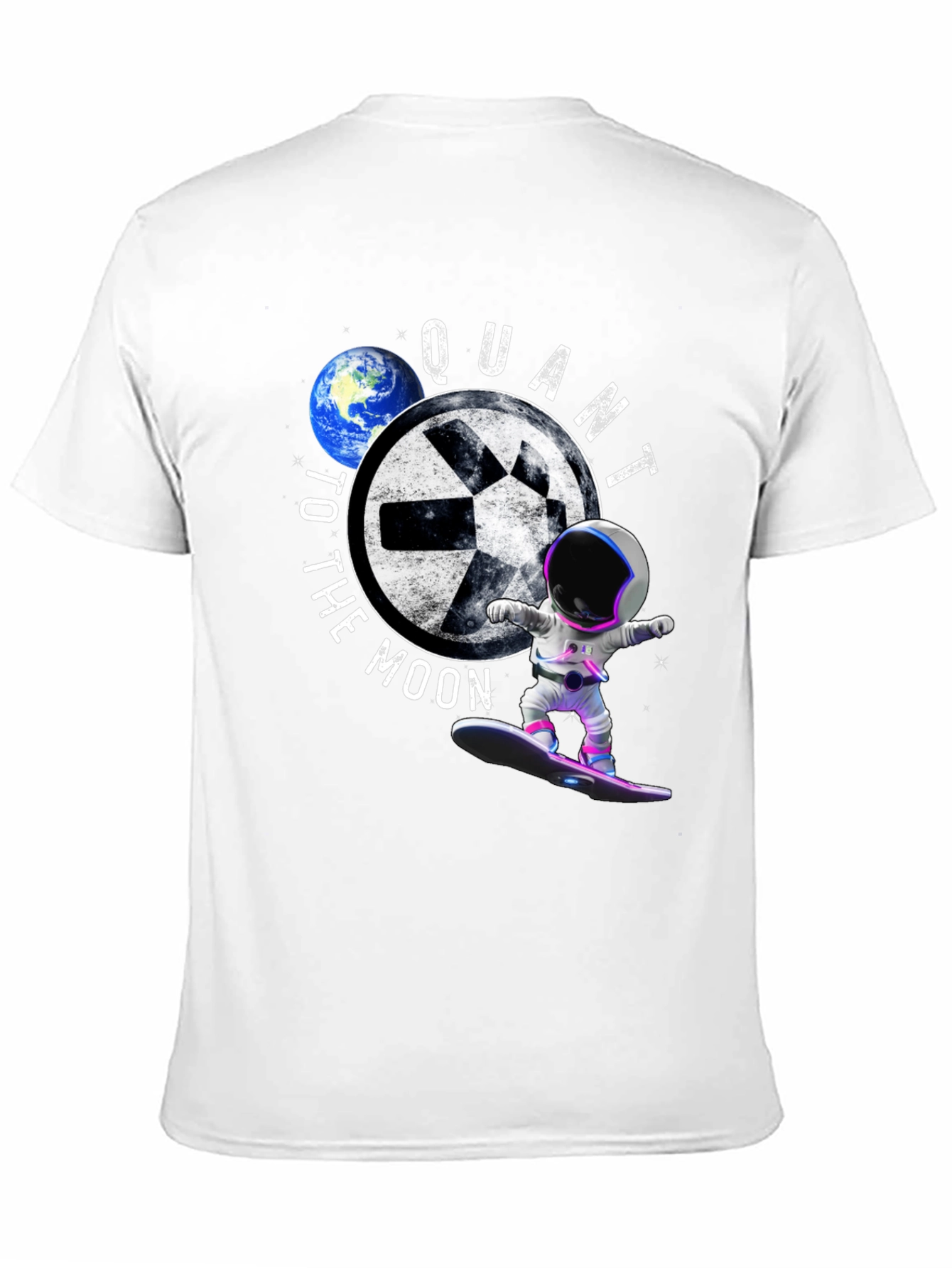 Quant To The Moon Black T-Shirt
